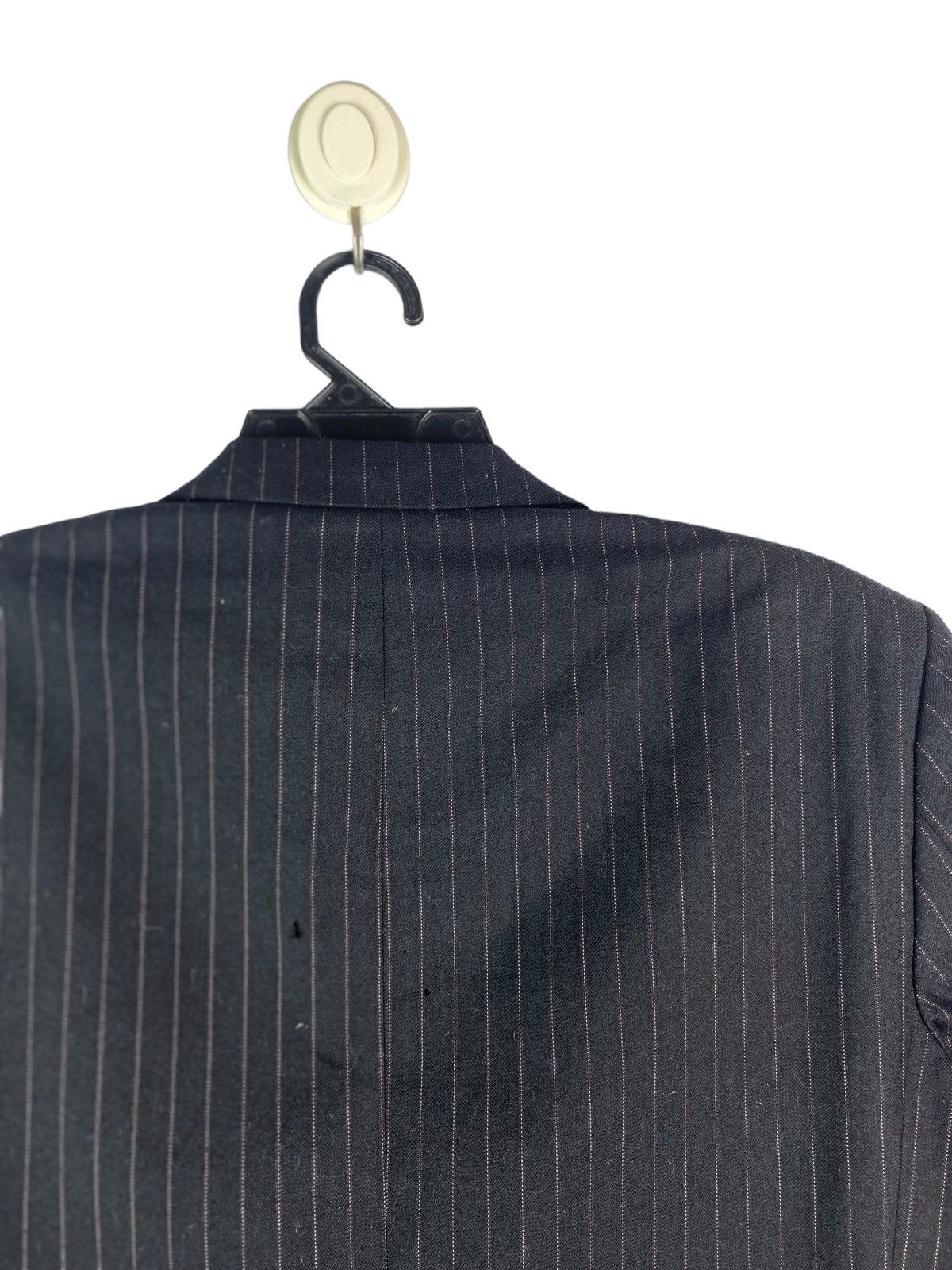 Comme des Garcons Homme × Vintage Vtg 80s COMME DES GARCONS HOMME wool stripes coat jacket Size US M / EU 48-50 / 2 - 8 Thumbnail