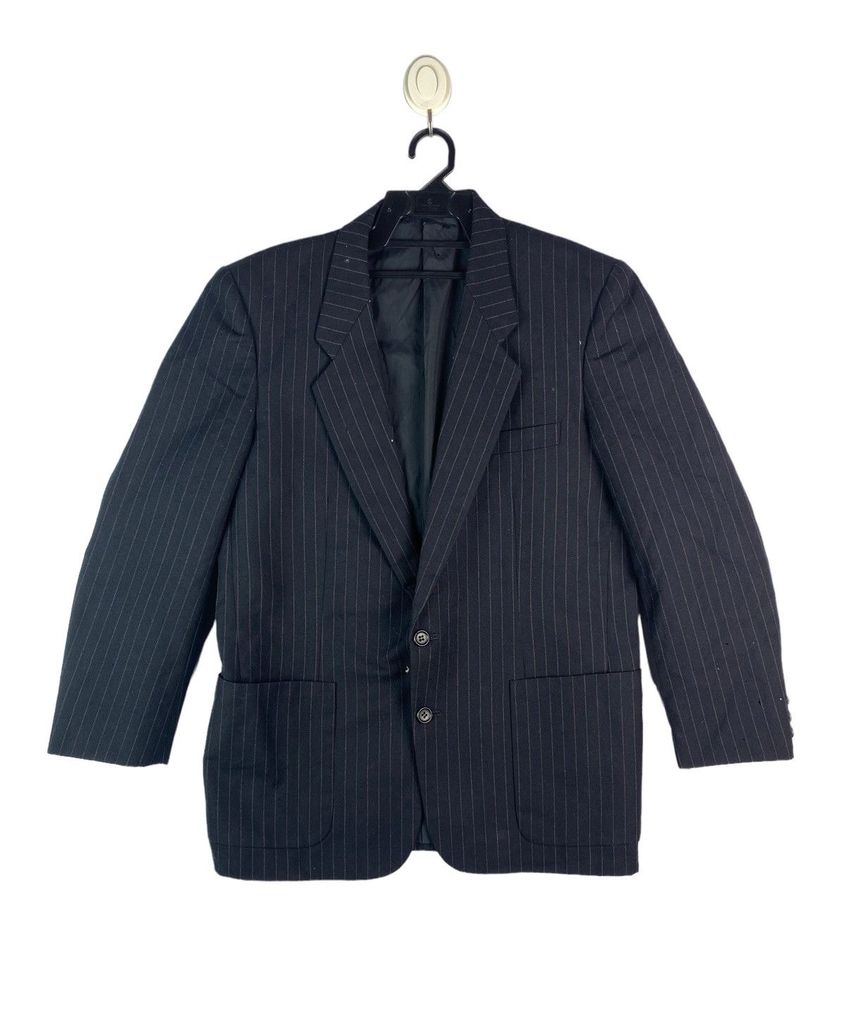 【COMME des GARÇONS HOMME】1980s Jacket Vtg 80s COMME DES GARCONS HOMME wool stripes coat jacket