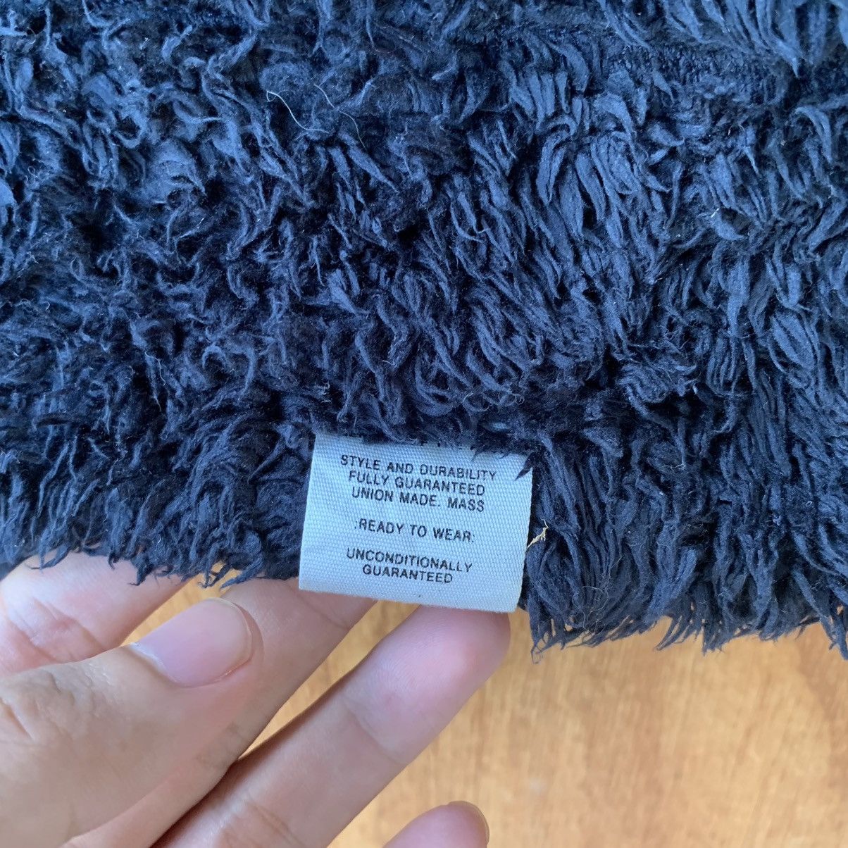 Japanese Brand Azul by moussy sheepa fleece Fluffy hoodie jacket Size US M / EU 48-50 / 2 - 7 Thumbnail