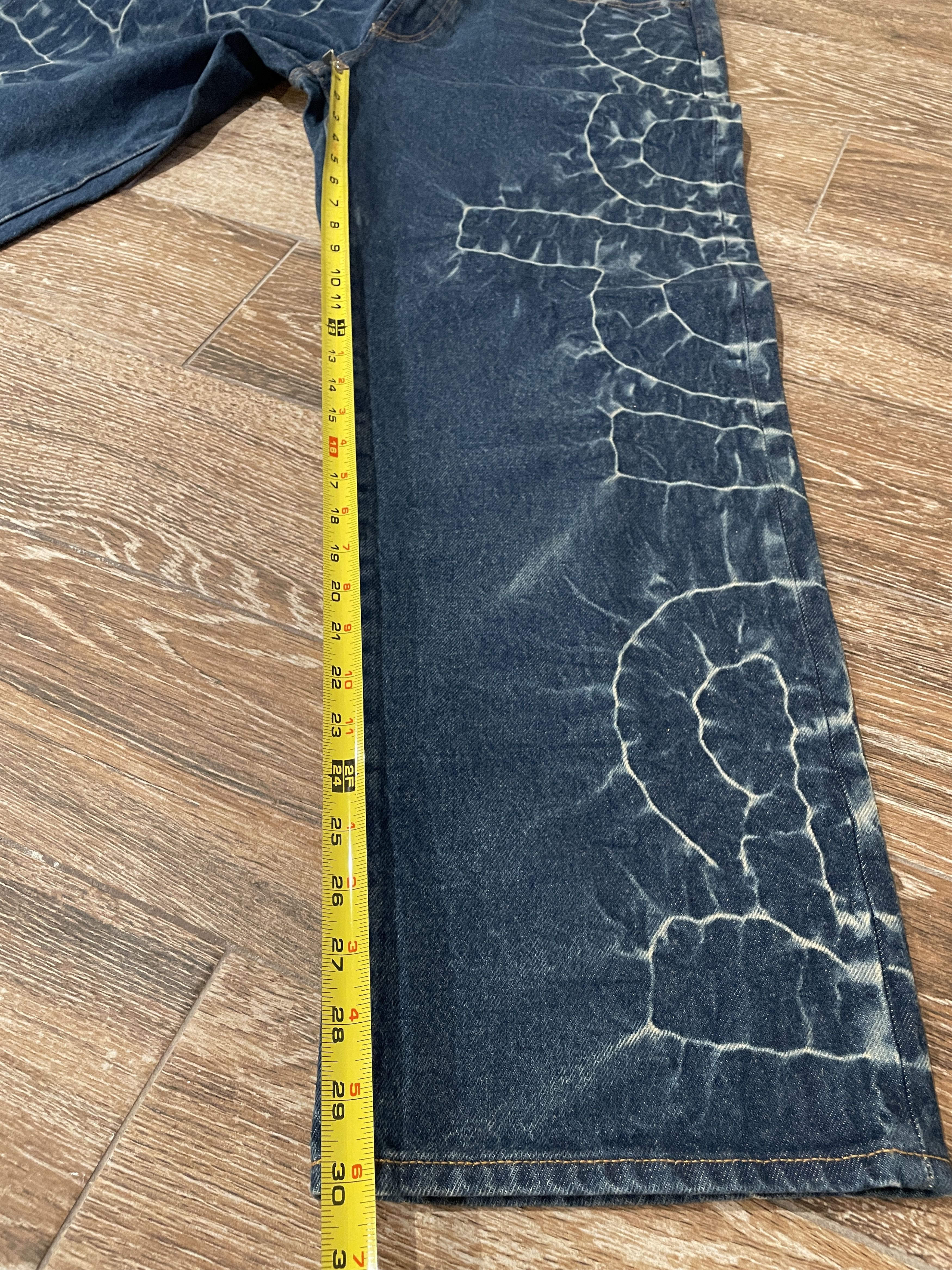 Supreme Shibori Jean Rigid Indigo Size 34 Denim NEW SS23
