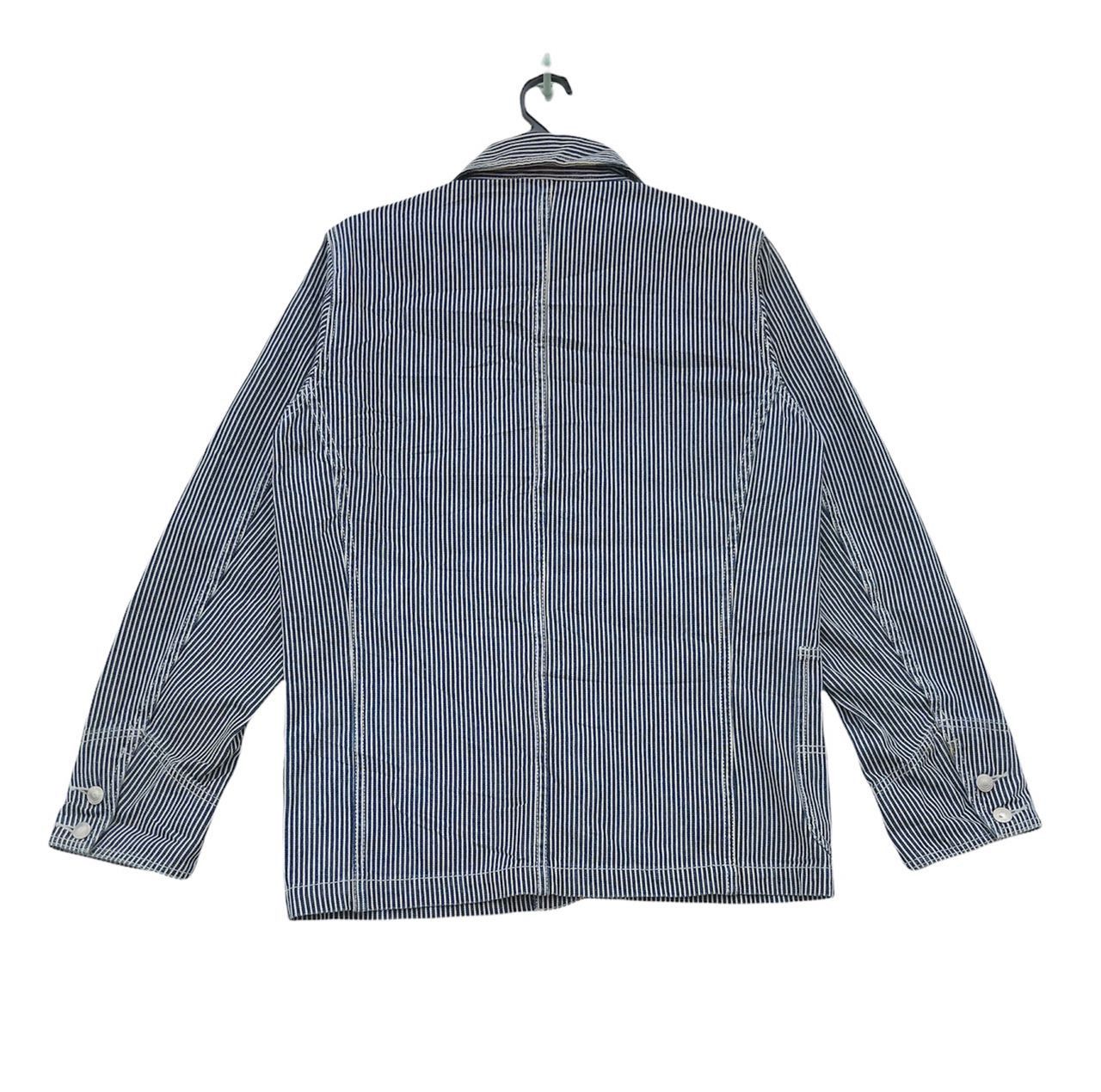Vintage Rare B.C Factory japan hickory stripe chore jacket Size US S / EU 44-46 / 1 - 6 Thumbnail