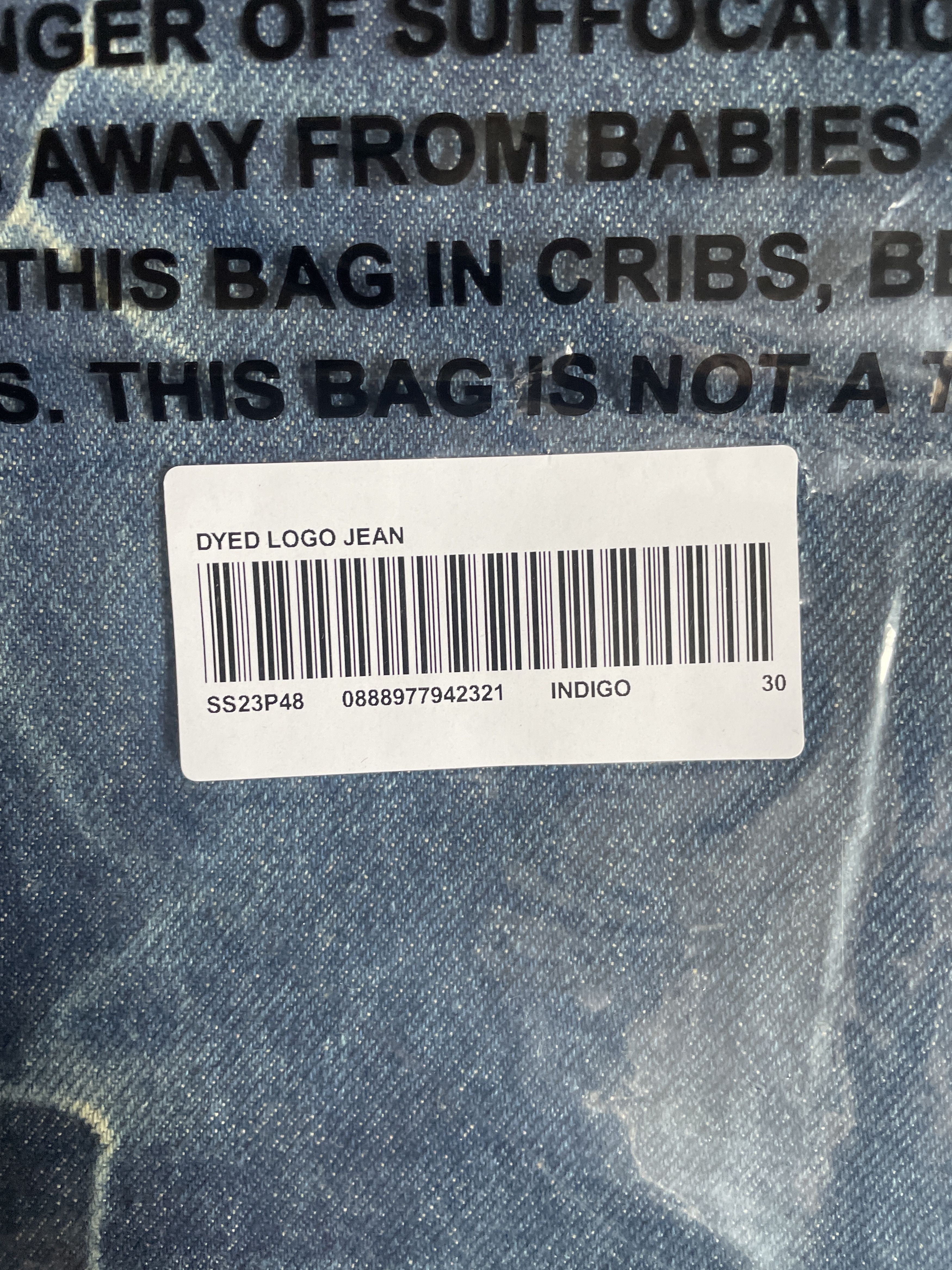 Supreme Supreme Shibori Jean Rigid Indigo Size 30 Denim NEW SS23 Size US 30 / EU 46 - 13 Thumbnail