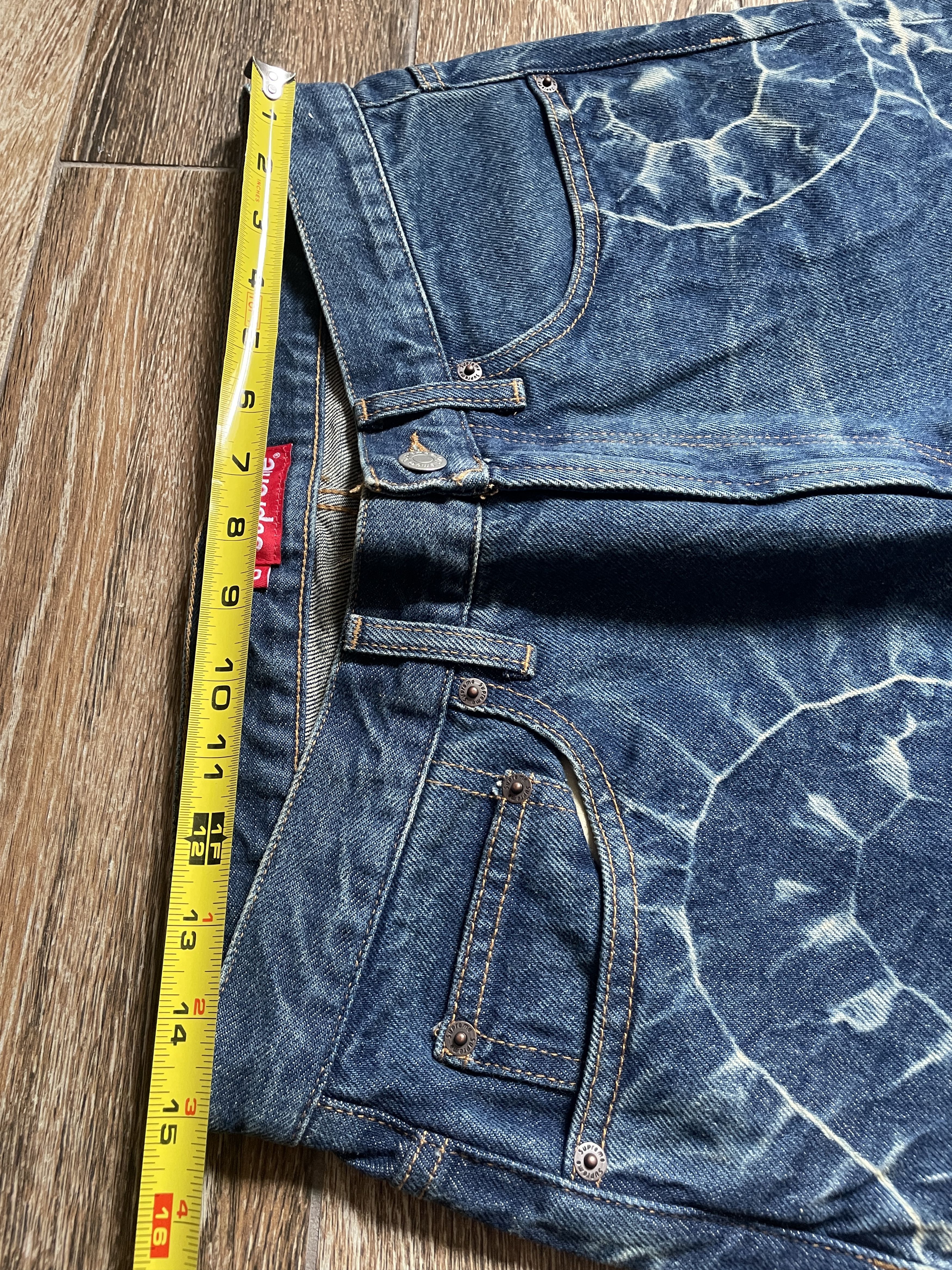 Supreme Supreme Shibori Jean Rigid Indigo Size 30 Denim NEW SS23 Size US 30 / EU 46 - 8 Thumbnail