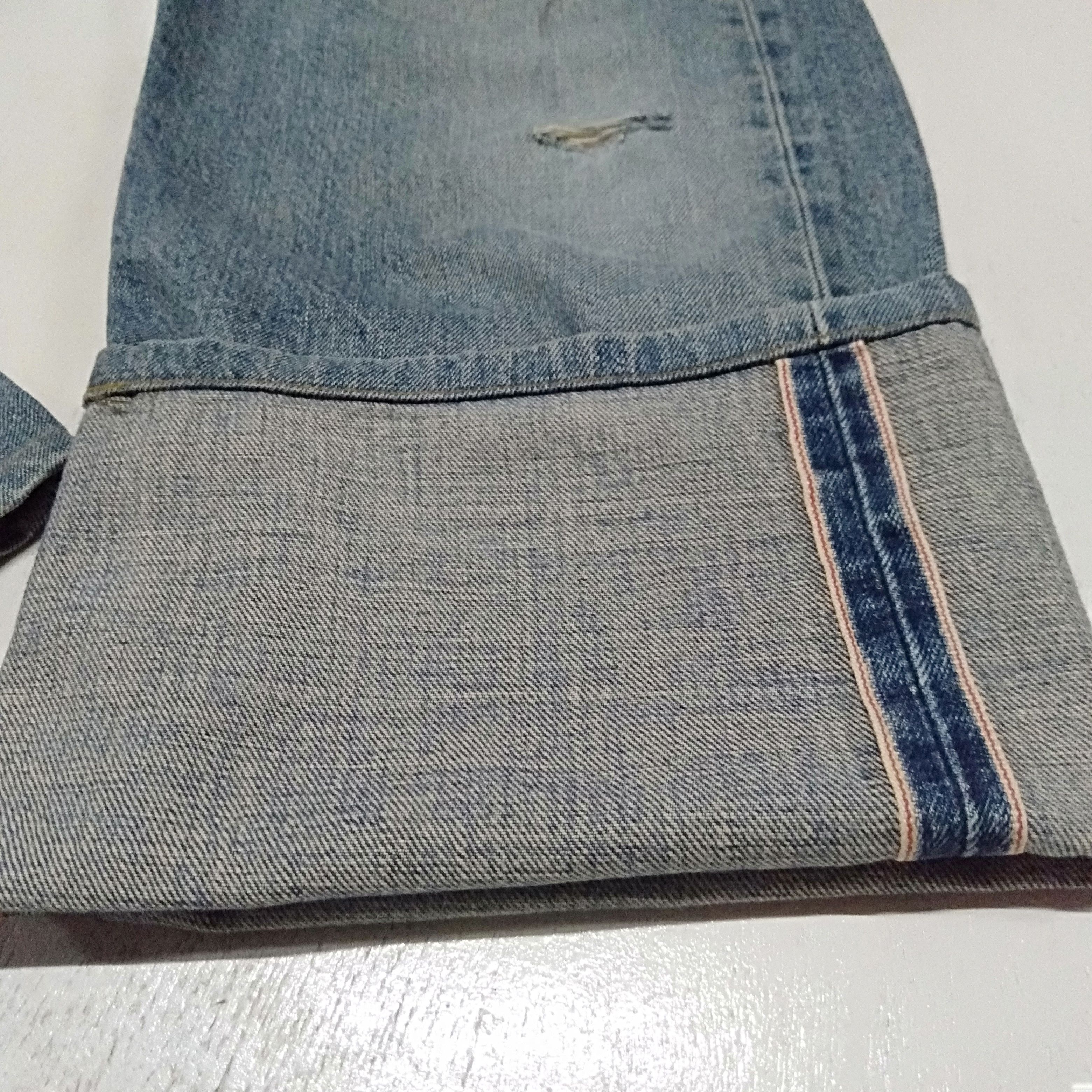 Edwin × Japanese Brand × Vintage vintage Edwin lot 505x distressed selvedge jeans japan Size US 31 - 8 Thumbnail