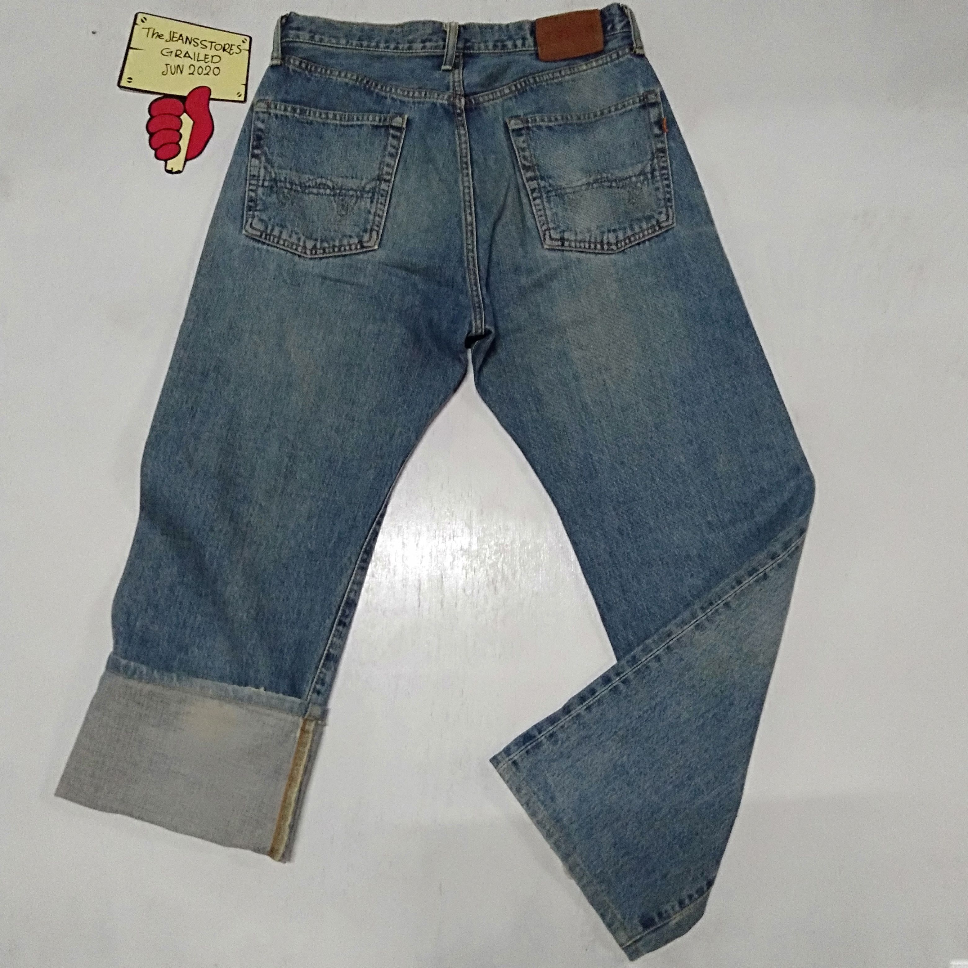 Edwin × Japanese Brand × Vintage vintage Edwin lot 505x distressed selvedge jeans japan Size US 31 - 3 Thumbnail