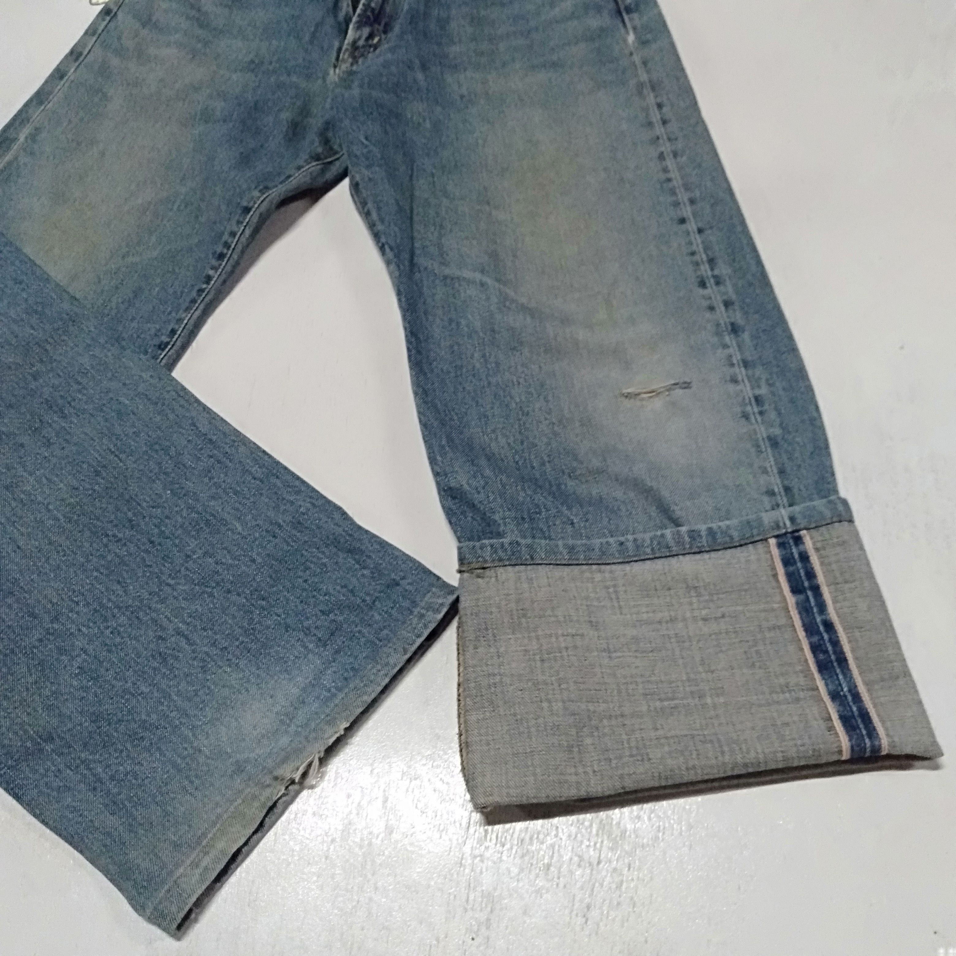 Edwin × Japanese Brand × Vintage vintage Edwin lot 505x distressed selvedge jeans japan Size US 31 - 7 Thumbnail