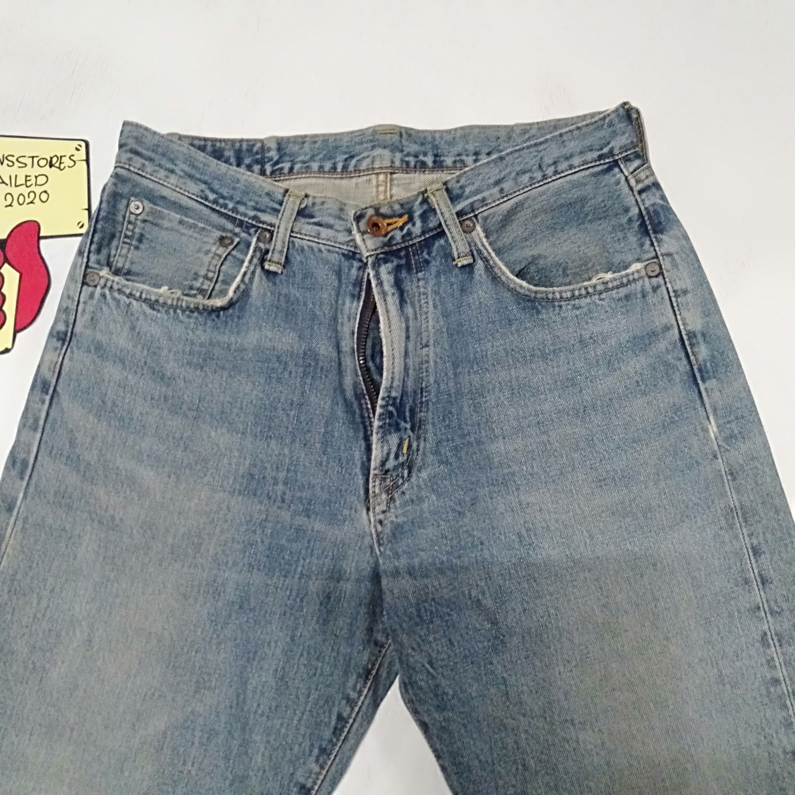 Edwin × Japanese Brand × Vintage vintage Edwin lot 505x distressed selvedge jeans japan Size US 31 - 4 Thumbnail