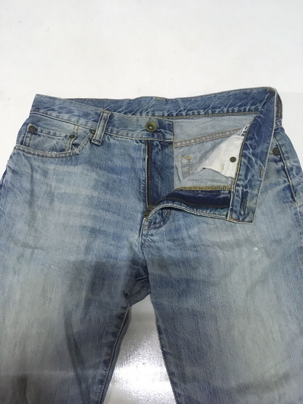 Uniqlo × Vintage Vintage uniqlo distressed jeans Size US 33 - 6 Thumbnail