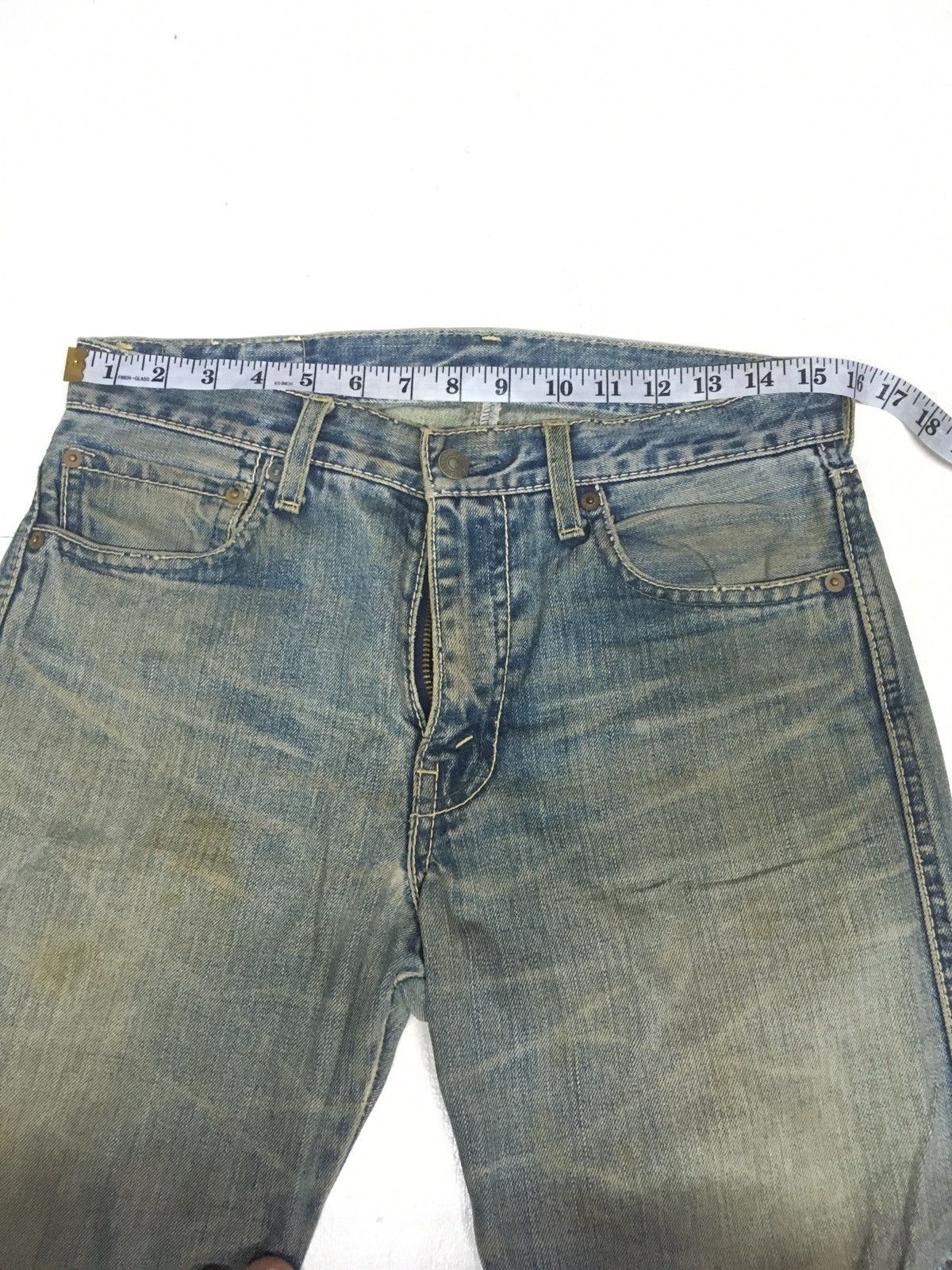 Levi's × Vintage Vintage Levi’s red loop distressed denim Size US 32 / EU 48 - 4 Thumbnail