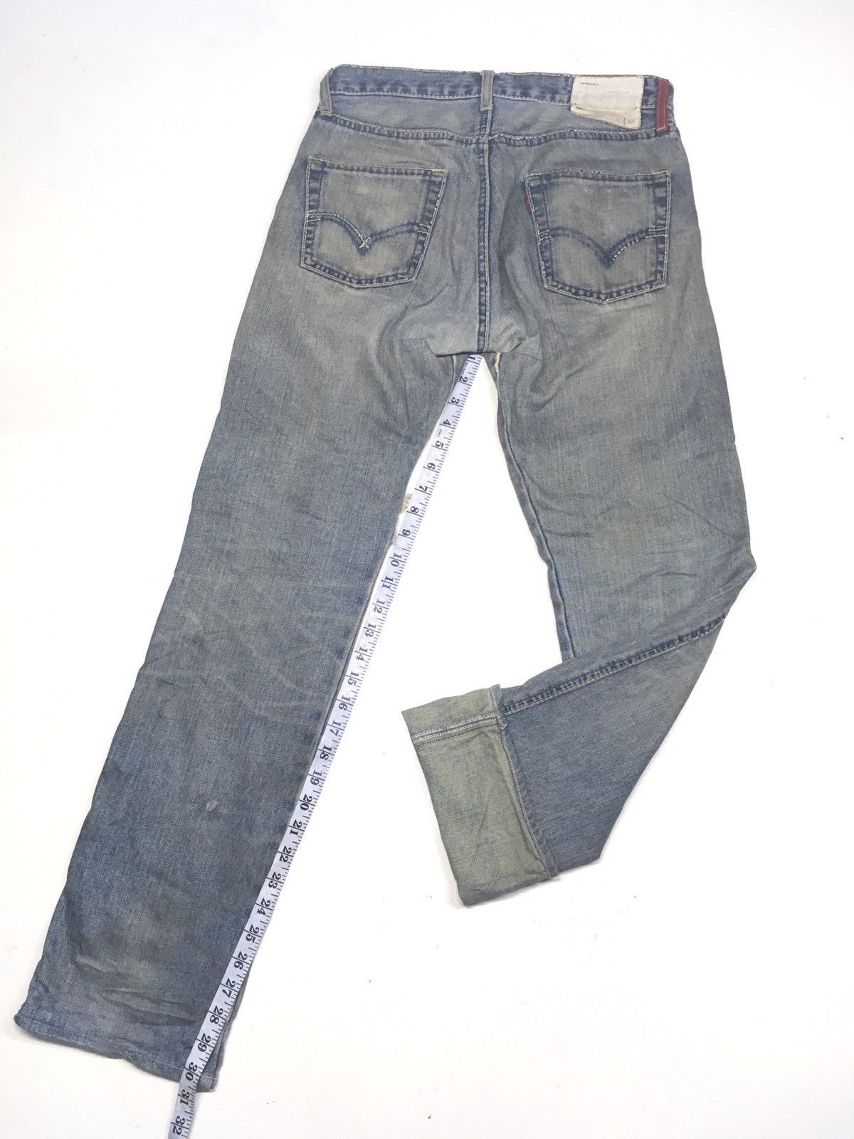 Levi's × Vintage Vintage Levi’s red loop distressed denim Size US 32 / EU 48 - 3 Thumbnail