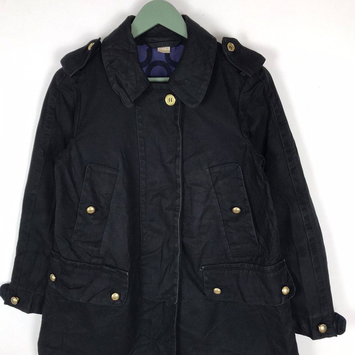 Coach Rare Coach monogram logo lining golden button coat jacket Size US XS / EU 42 / 0 - 3 Thumbnail
