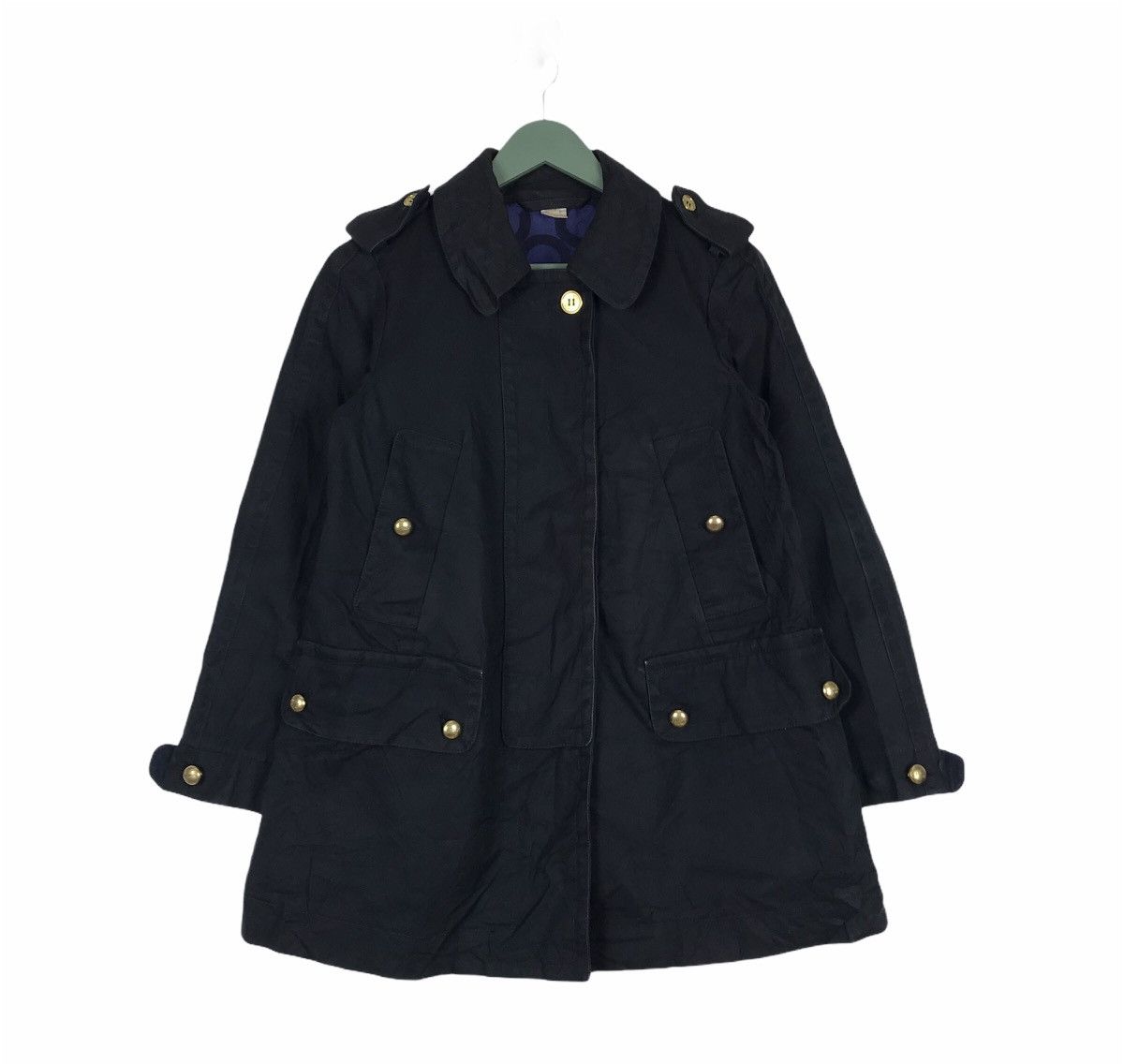 Coach Rare Coach monogram logo lining golden button coat jacket Size US XS / EU 42 / 0 - 2 Thumbnail