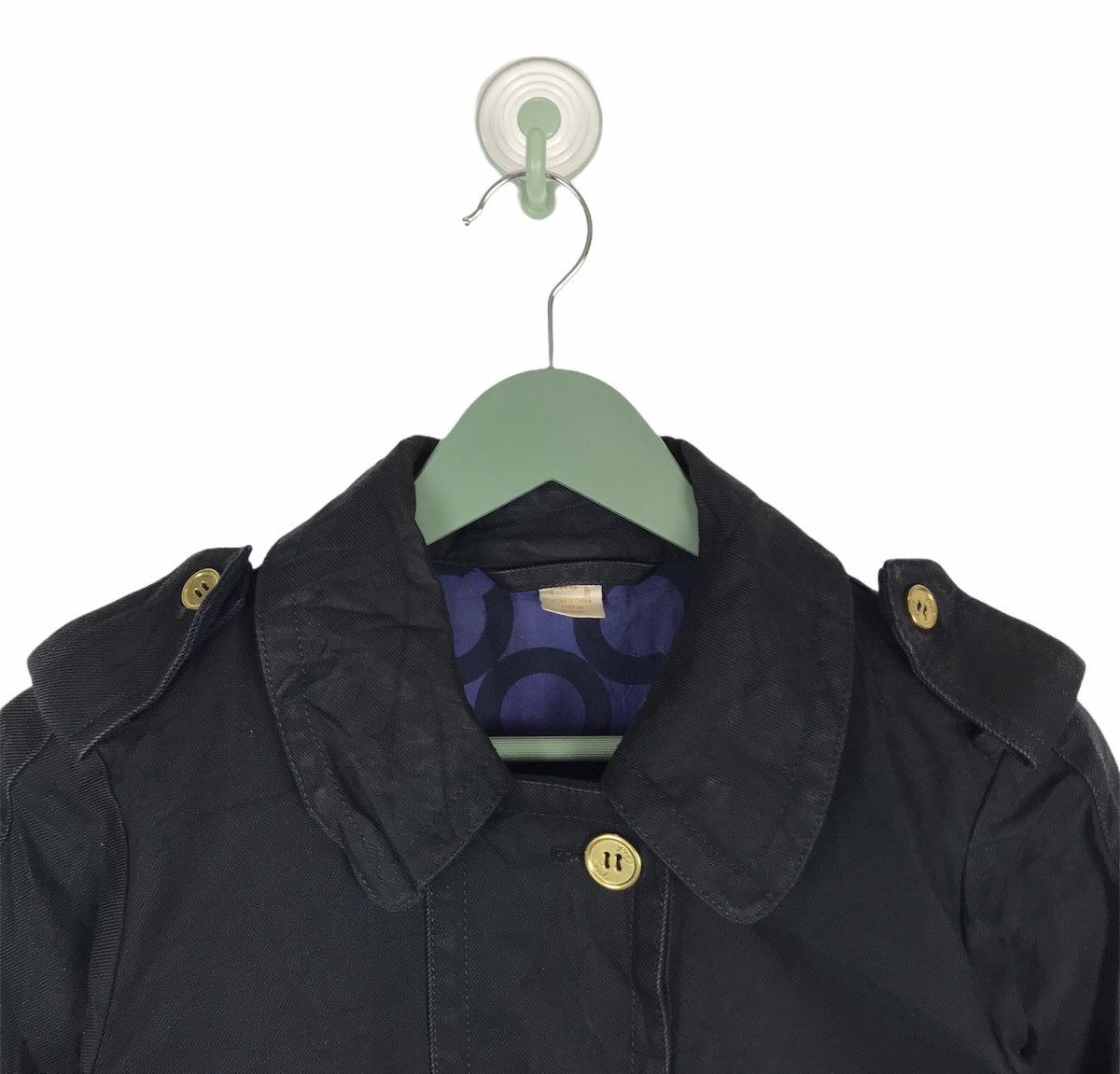 Coach Rare Coach monogram logo lining golden button coat jacket Size US XS / EU 42 / 0 - 6 Thumbnail