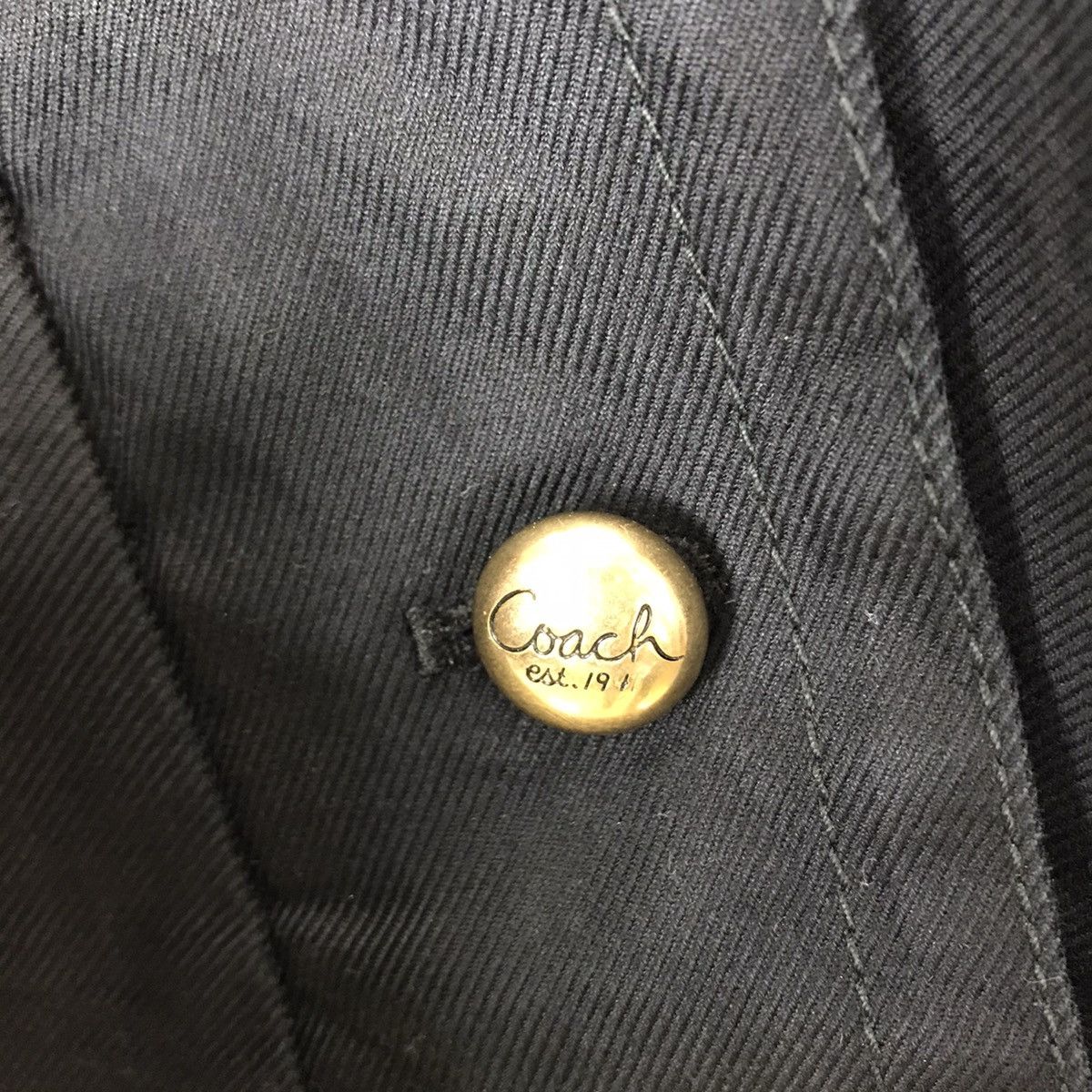 Coach Rare Coach monogram logo lining golden button coat jacket Size US XS / EU 42 / 0 - 5 Thumbnail