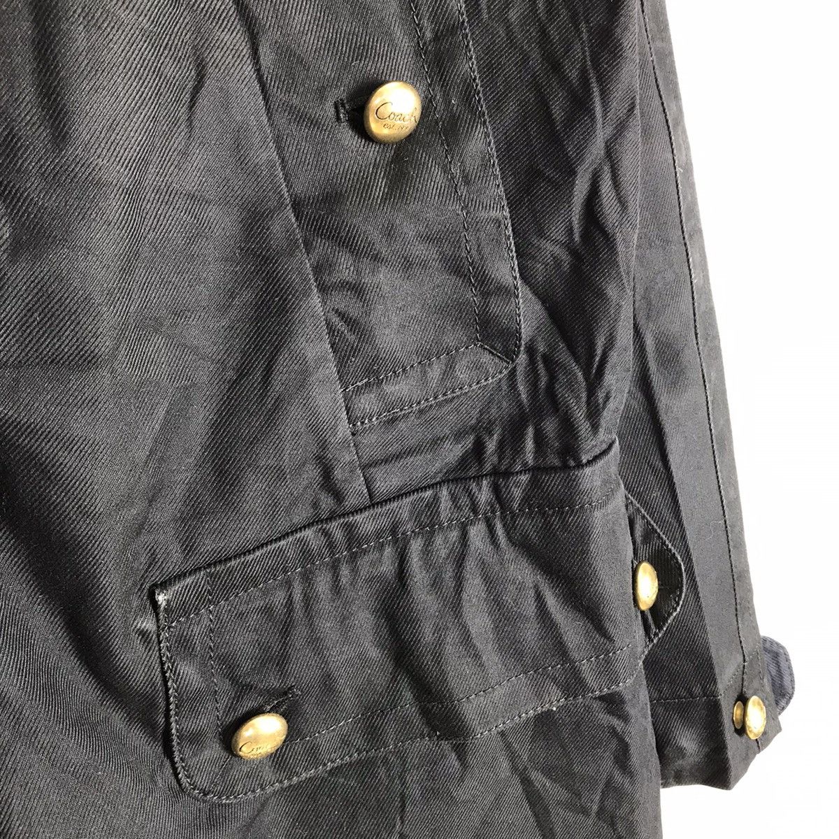 Coach Rare Coach monogram logo lining golden button coat jacket Size US XS / EU 42 / 0 - 4 Thumbnail
