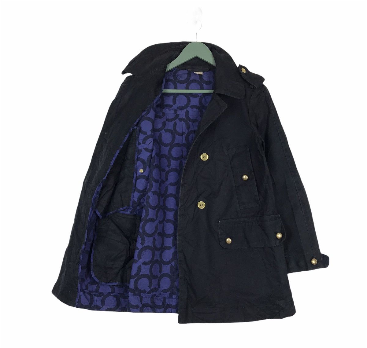 Coach Rare Coach monogram logo lining golden button coat jacket Size US XS / EU 42 / 0 - 1 Thumbnail