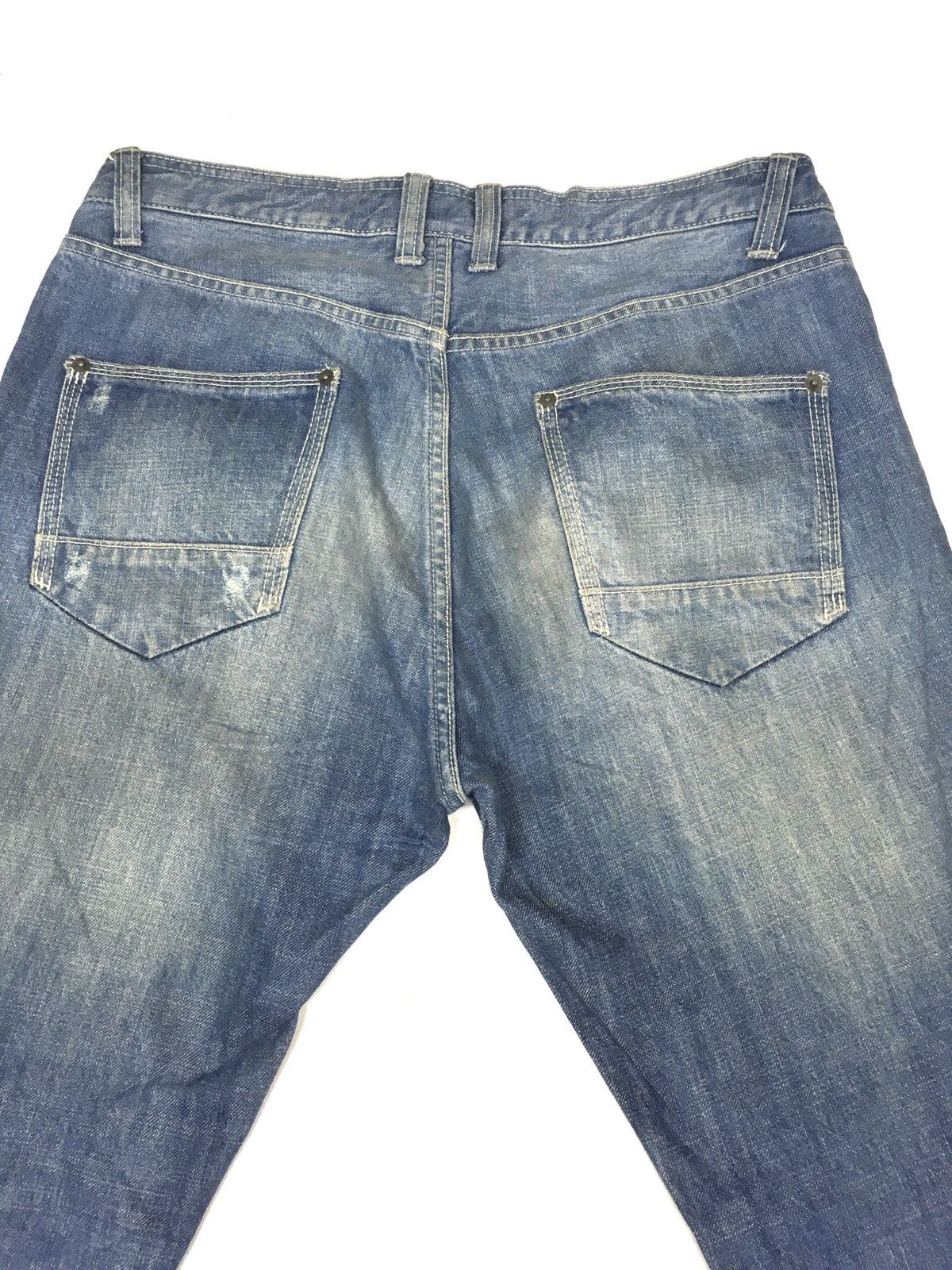 Japanese Brand × Vintage Yevs distressed denime japan Size US 33 - 6 Thumbnail