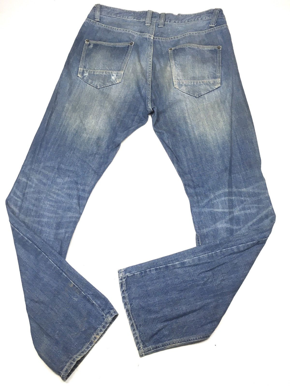 Japanese Brand × Vintage Yevs distressed denime japan Size US 33 - 10 Thumbnail