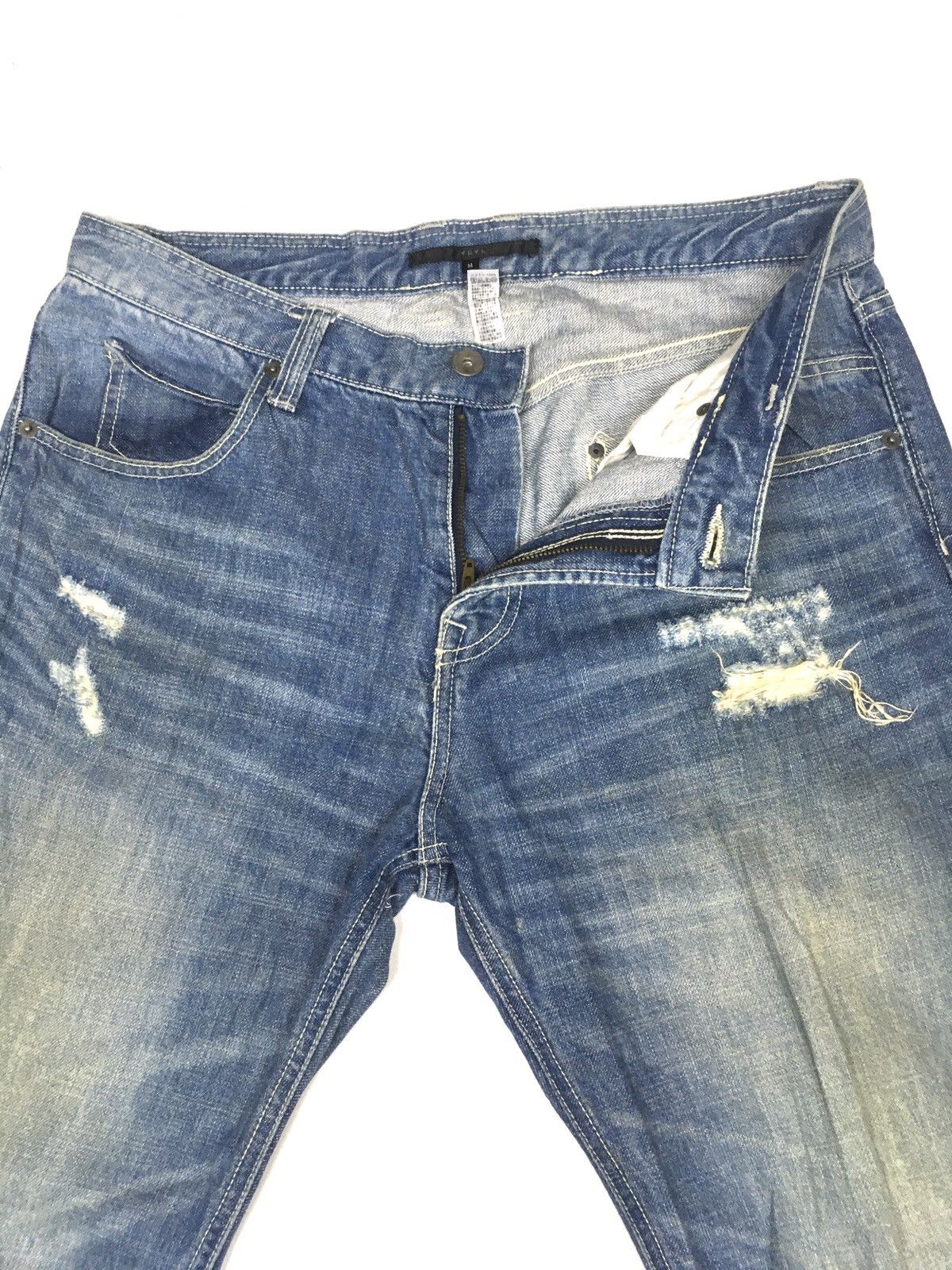 Japanese Brand × Vintage Yevs distressed denime japan Size US 33 - 5 Thumbnail
