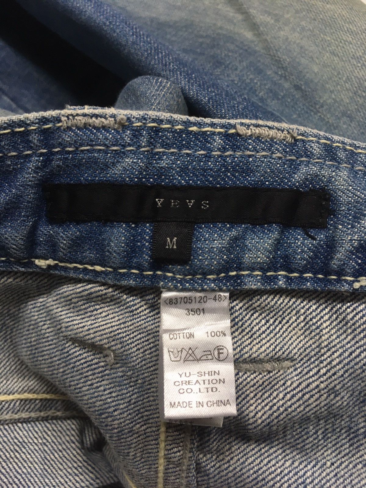 Japanese Brand × Vintage Yevs distressed denime japan Size US 33 - 11 Thumbnail
