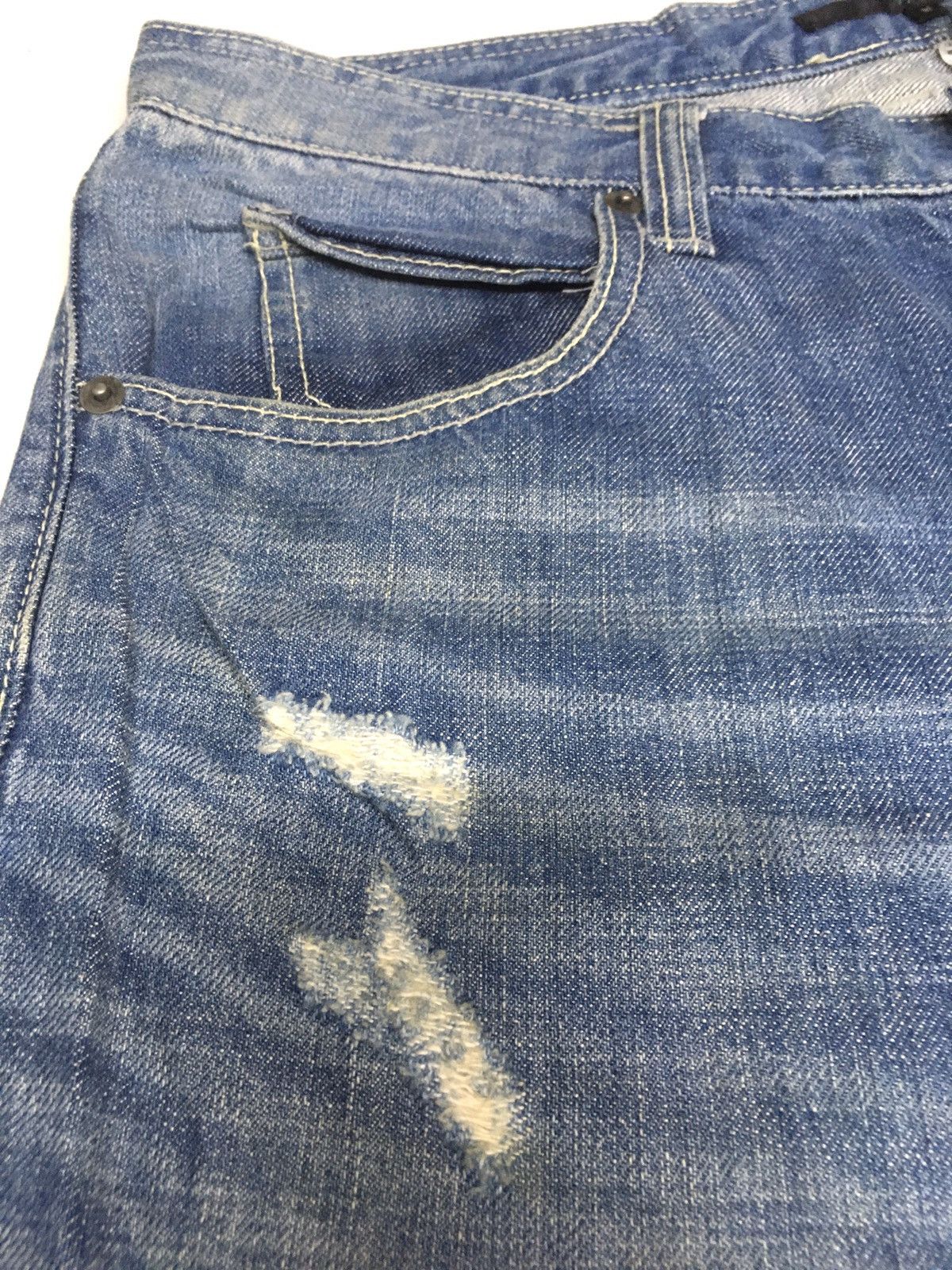 Japanese Brand × Vintage Yevs distressed denime japan Size US 33 - 8 Thumbnail