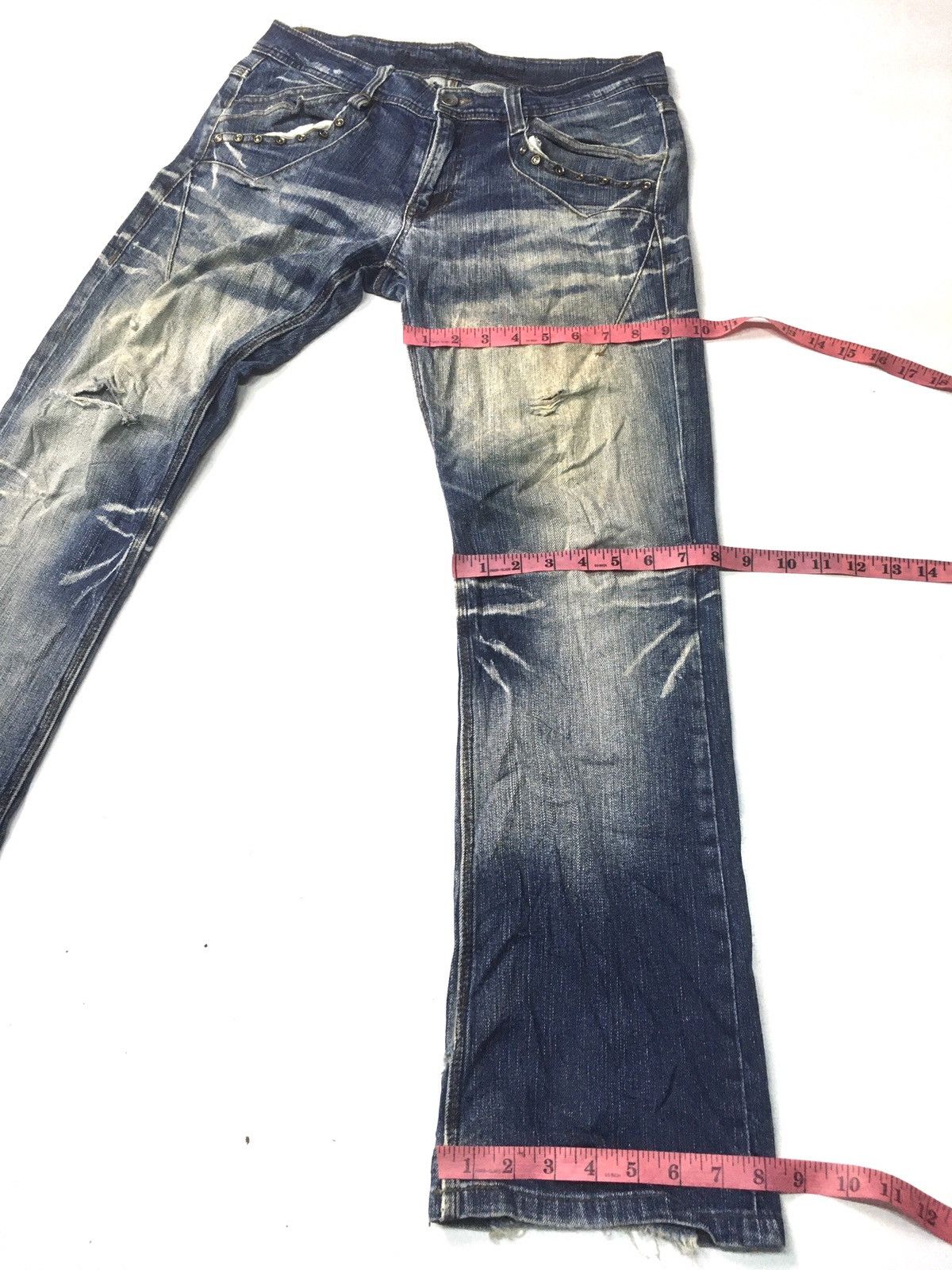 Japanese Brand × Vintage Nicole club for man distressed denim japan Size US 32 / EU 48 - 4 Thumbnail