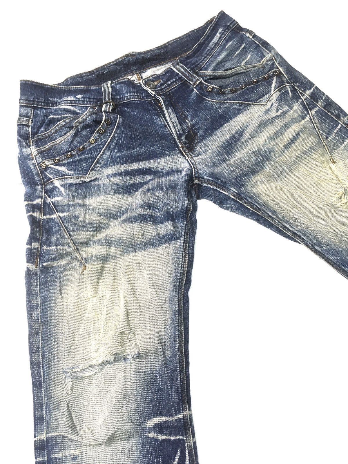 Japanese Brand × Vintage Nicole club for man distressed denim japan Size US 32 / EU 48 - 10 Thumbnail