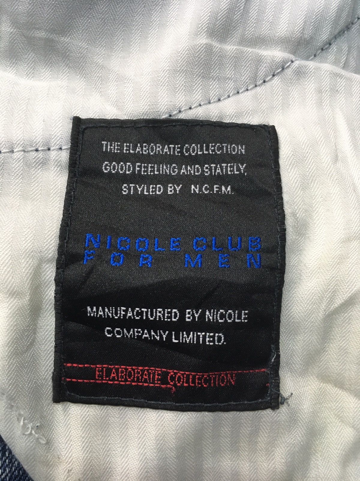 Japanese Brand × Vintage Nicole club for man distressed denim japan Size US 32 / EU 48 - 14 Thumbnail