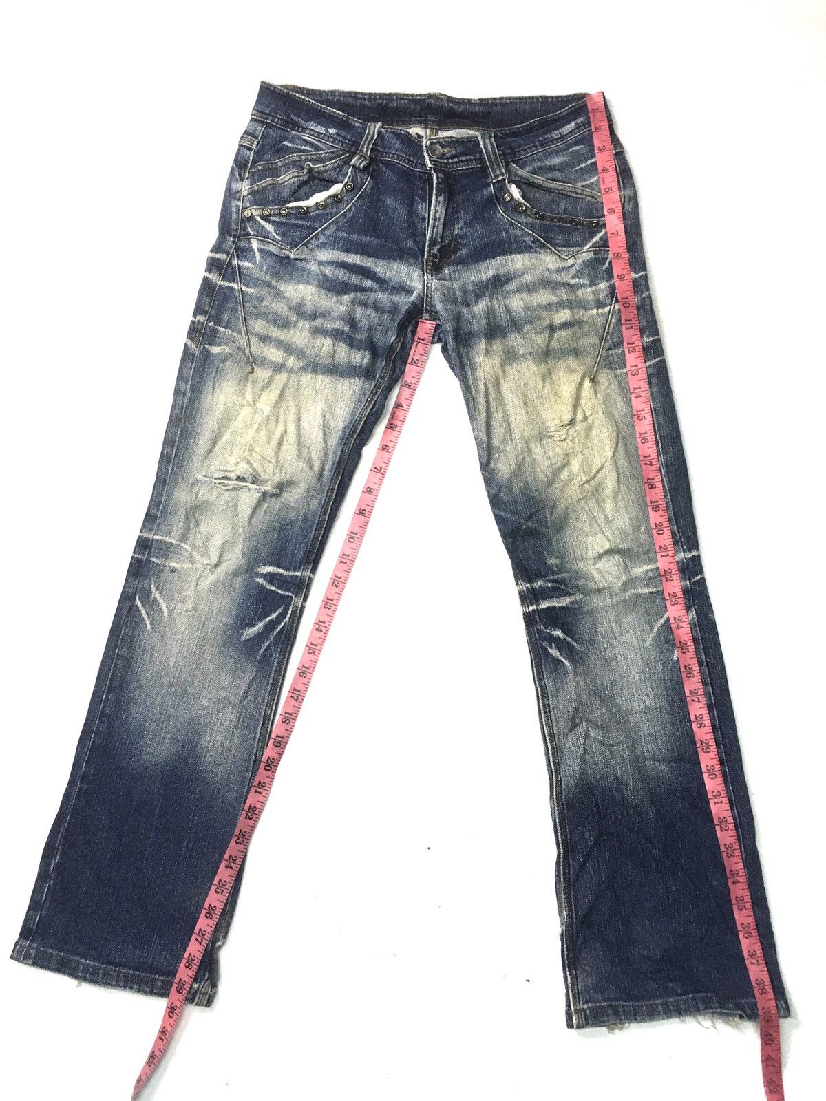Japanese Brand × Vintage Nicole club for man distressed denim japan Size US 32 / EU 48 - 2 Thumbnail