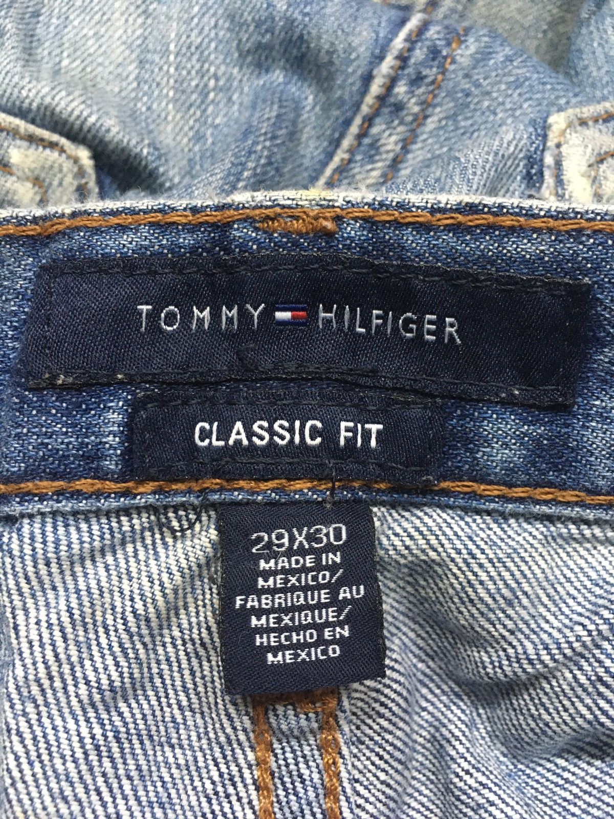 Tommy Hilfiger × Vintage Vintage Tommy Hilfiger classic fit distressed denim Size US 31 - 11 Thumbnail