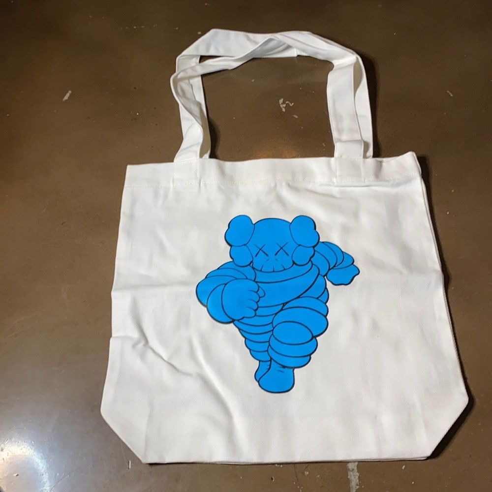 Kaws X Ngv Tote Bag in Blue, Men's