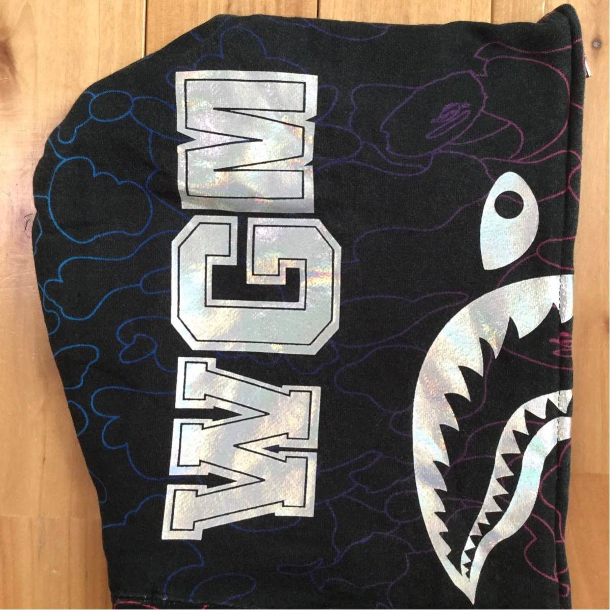 Bape BAPE pencil neon camo Shark full zip hoodie ape Size US S / EU 44-46 / 1 - 3 Thumbnail