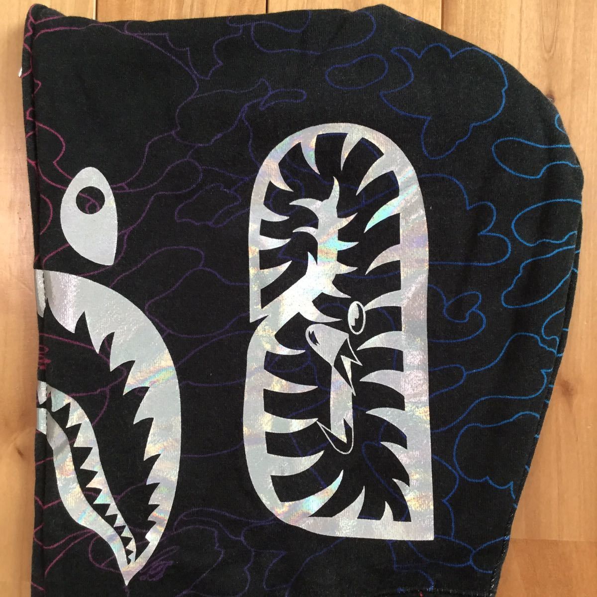 Bape BAPE pencil neon camo Shark full zip hoodie ape Size US S / EU 44-46 / 1 - 4 Thumbnail