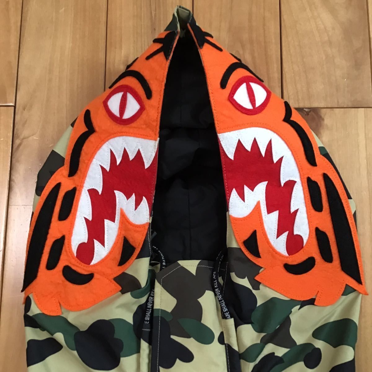 Bape BAPE Tiger hoodie snowboard jacket navy × 1st camo yellow Size US M / EU 48-50 / 2 - 4 Thumbnail