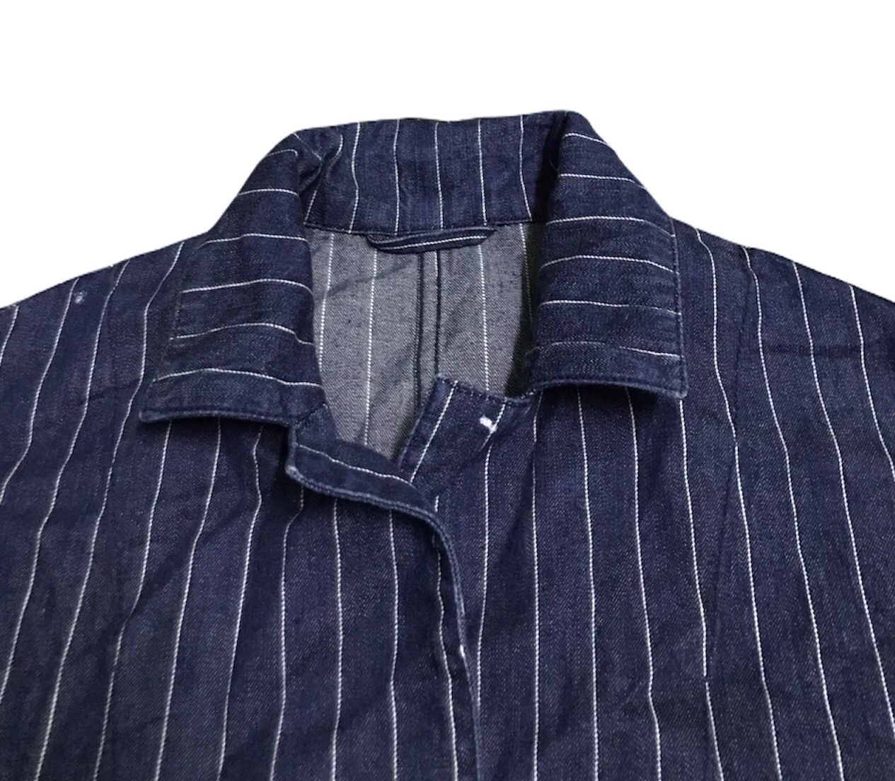 Uniqlo GU big logo stripes long jacket Size US S / EU 44-46 / 1 - 3 Thumbnail