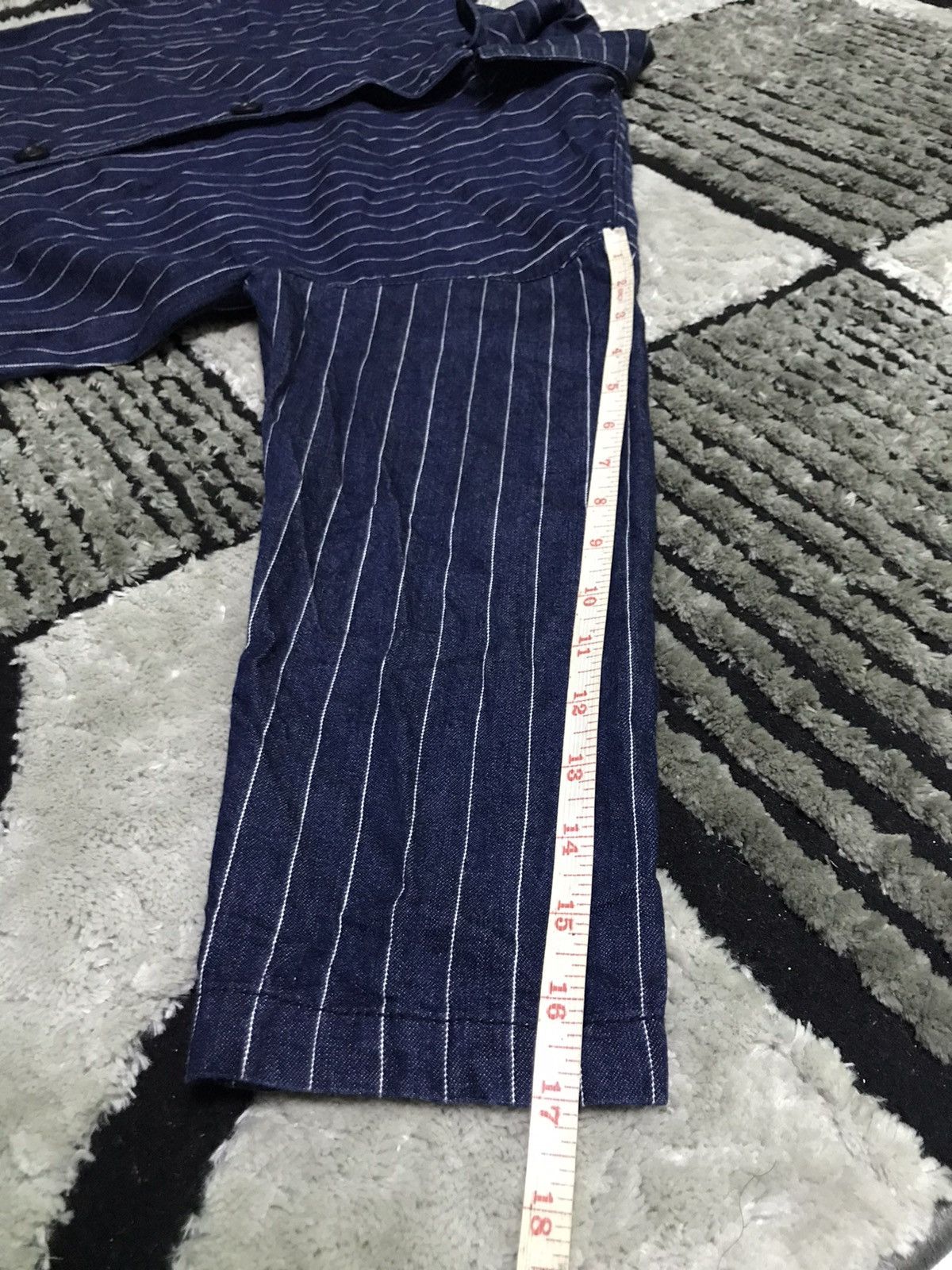 Uniqlo GU big logo stripes long jacket Size US S / EU 44-46 / 1 - 11 Thumbnail