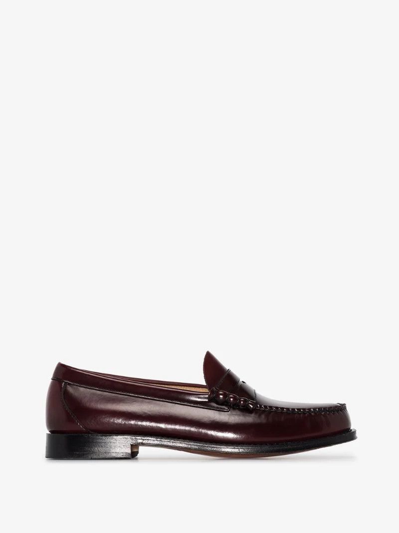 Brown Weejuns Larson Leather Loafers