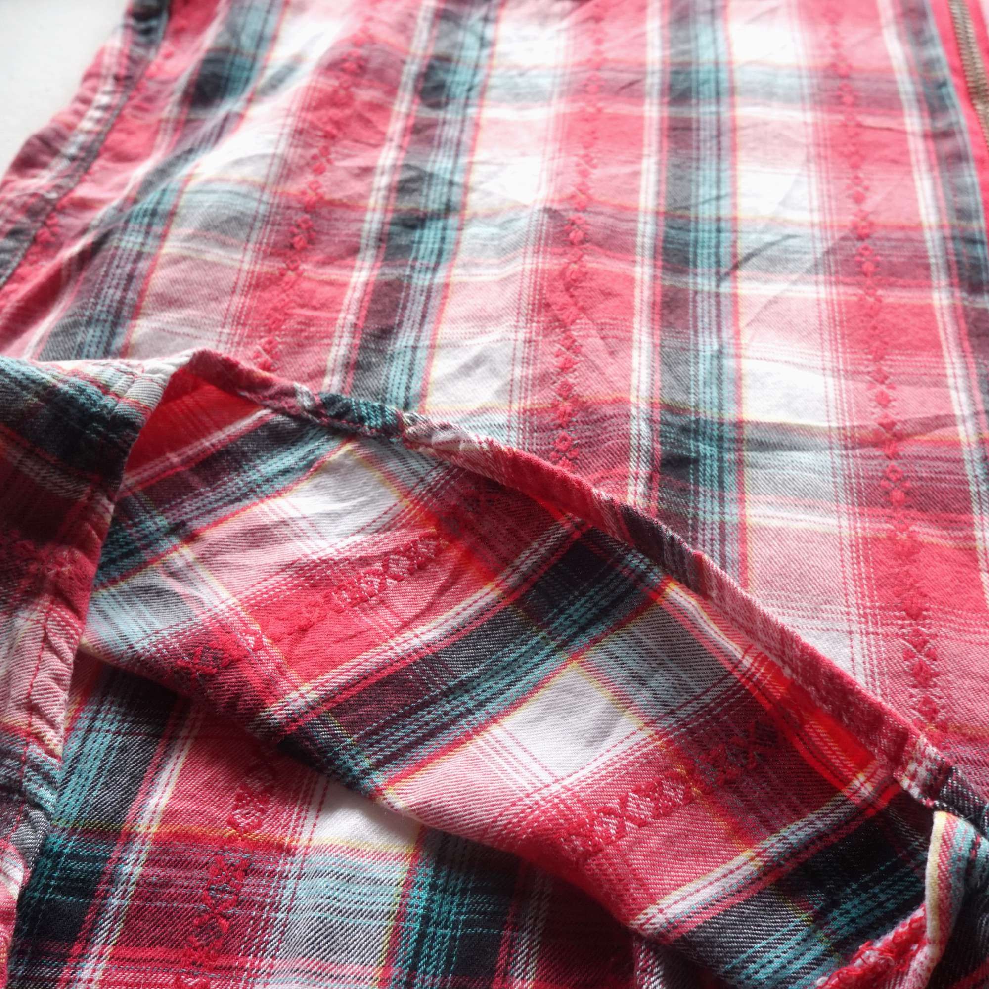Flannel × Von Dutch VON DUTCH Hooded Zipper Plaid Shirt Size M / US 6-8 / IT 42-44 - 8 Thumbnail