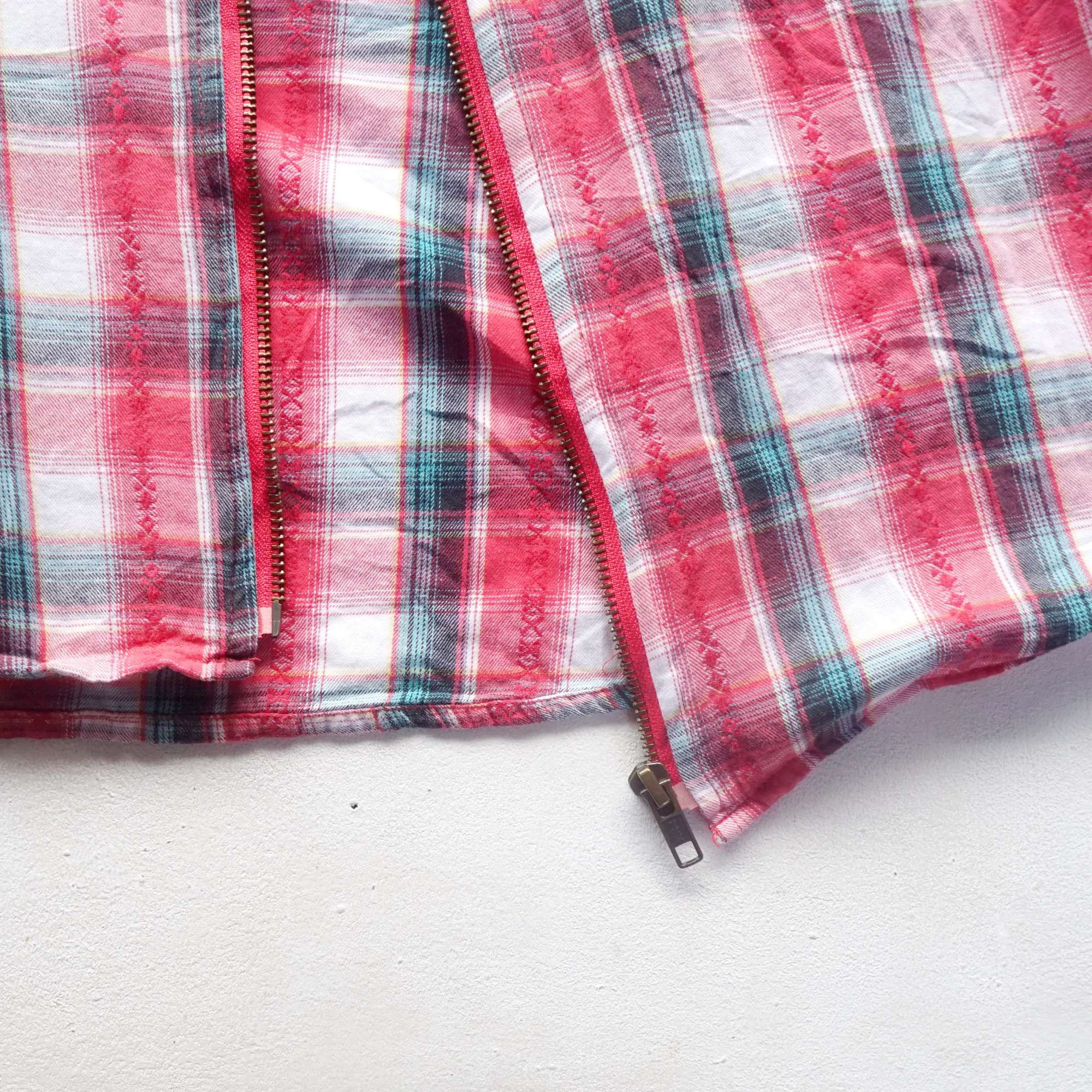 Flannel × Von Dutch VON DUTCH Hooded Zipper Plaid Shirt Size M / US 6-8 / IT 42-44 - 7 Thumbnail