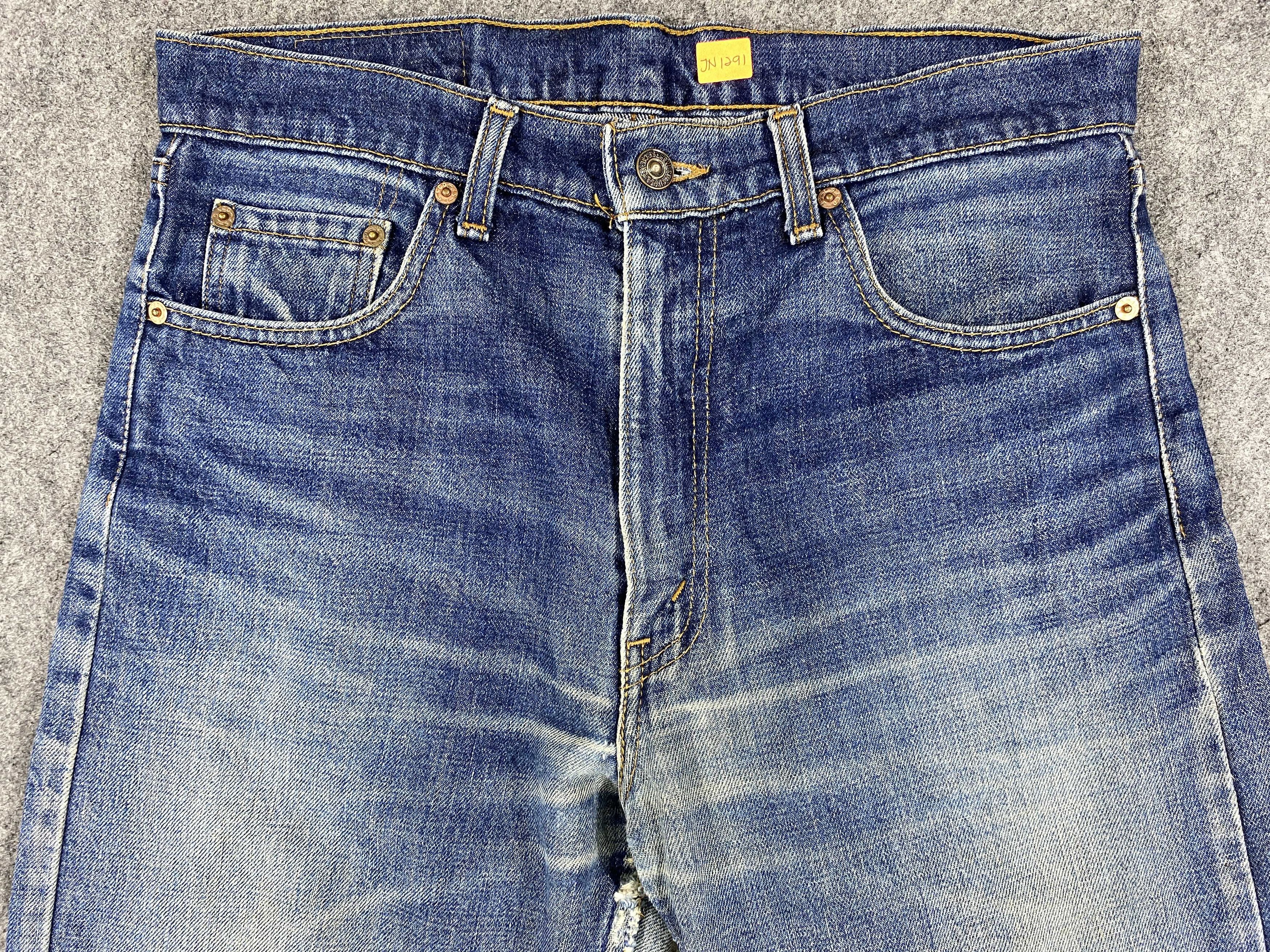 Levi's Blue Distressed Vintage Levi's 509 31x29 Denim -JN1291 Size US 31 - 3 Thumbnail
