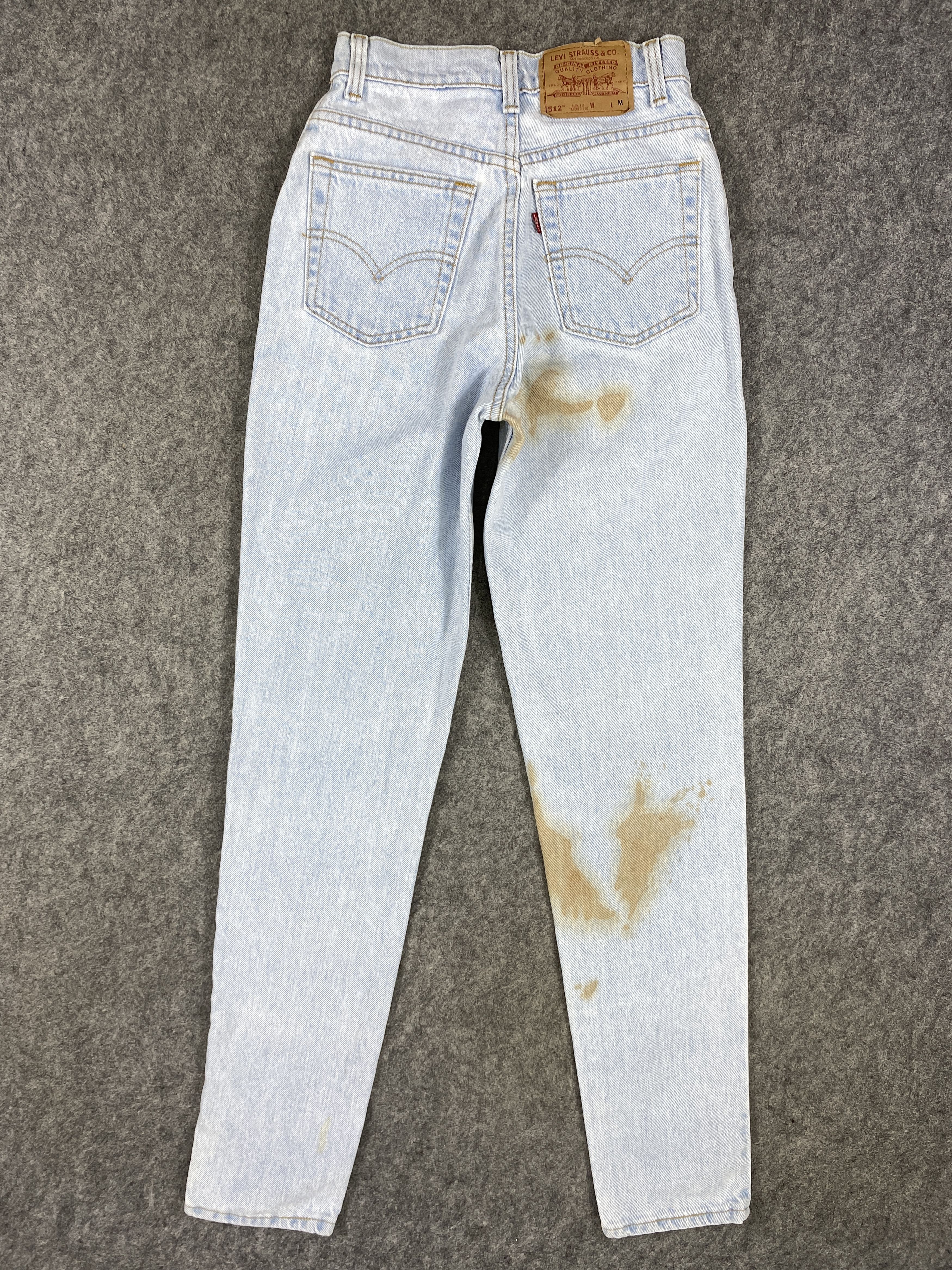 Levi's Light Blue Wash Vintage Levi's 512 USA 24x31 Denim -JN1410 Size US 26 / EU 42 - 2 Thumbnail