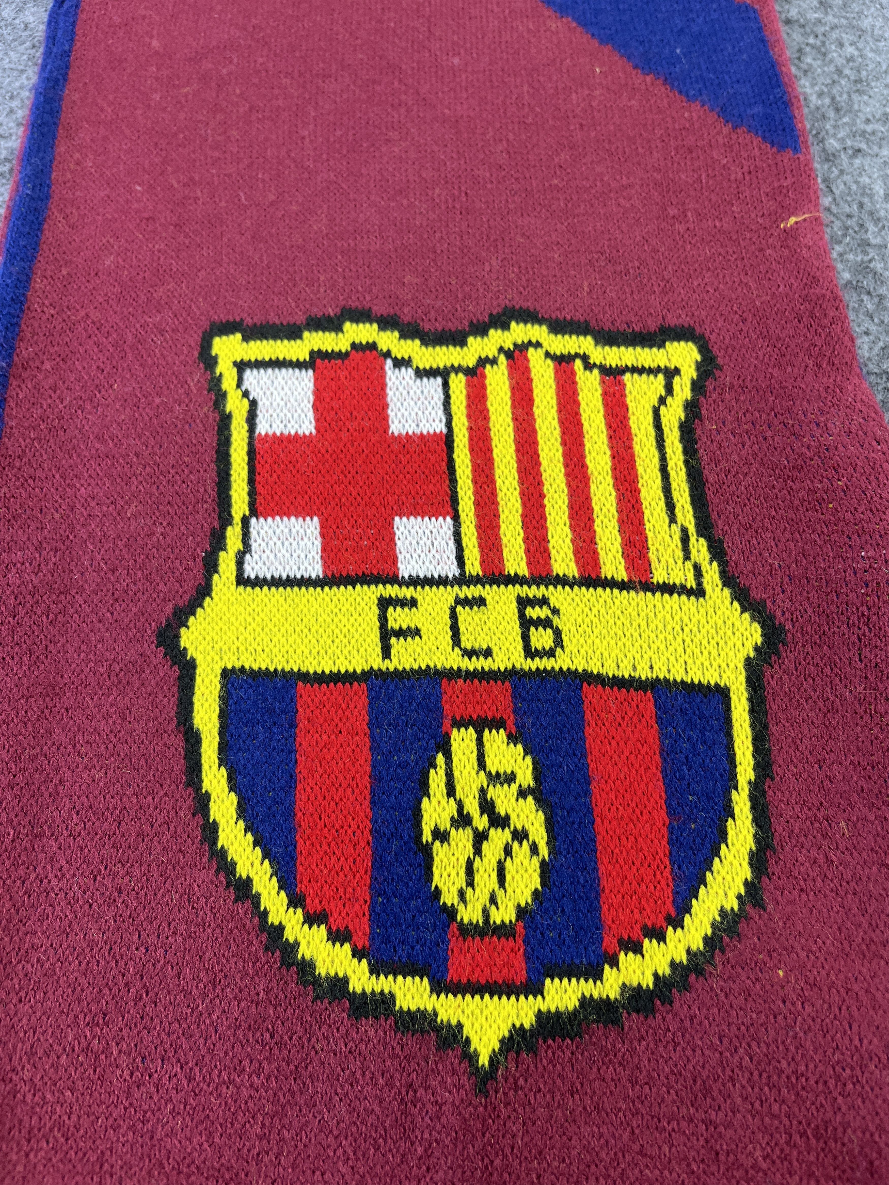 Vintage VINTAGE F.C BARCELONA SCARVES / MUFFLER / NECKWEAR T152 Size ONE SIZE - 9 Thumbnail