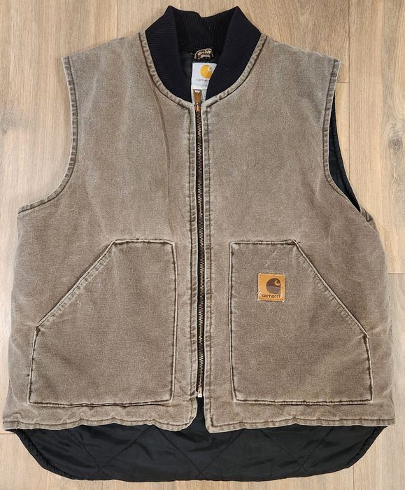 Carhartt Carhartt V02 CHT Chestnut/Brown Work Vest Large | Grailed