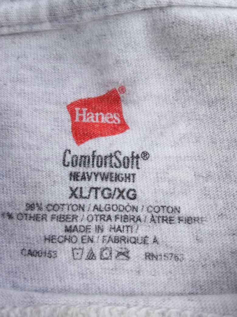 Hanes Vintage Hanes Jet Li Artist Music T-Shirt Big Logo Size US XL / EU 56 / 4 - 3 Thumbnail