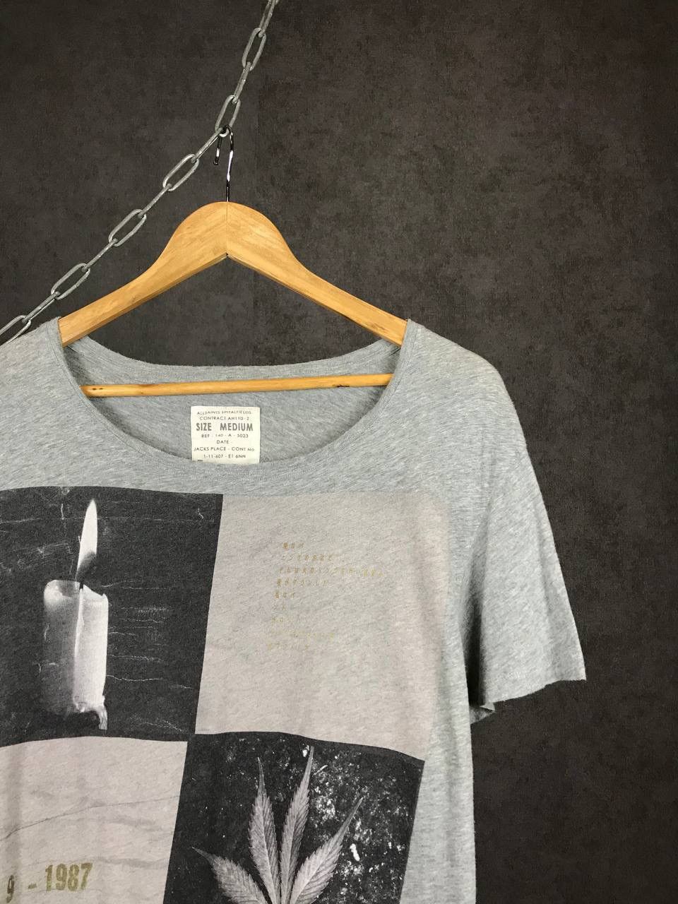 Other Allsaints luxury streetwear art overprinted tee Size US M / EU 48-50 / 2 - 2 Thumbnail
