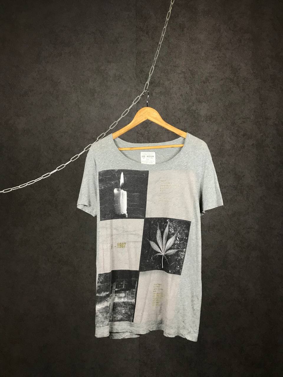 Other Allsaints luxury streetwear art overprinted tee Size US M / EU 48-50 / 2 - 1 Thumbnail