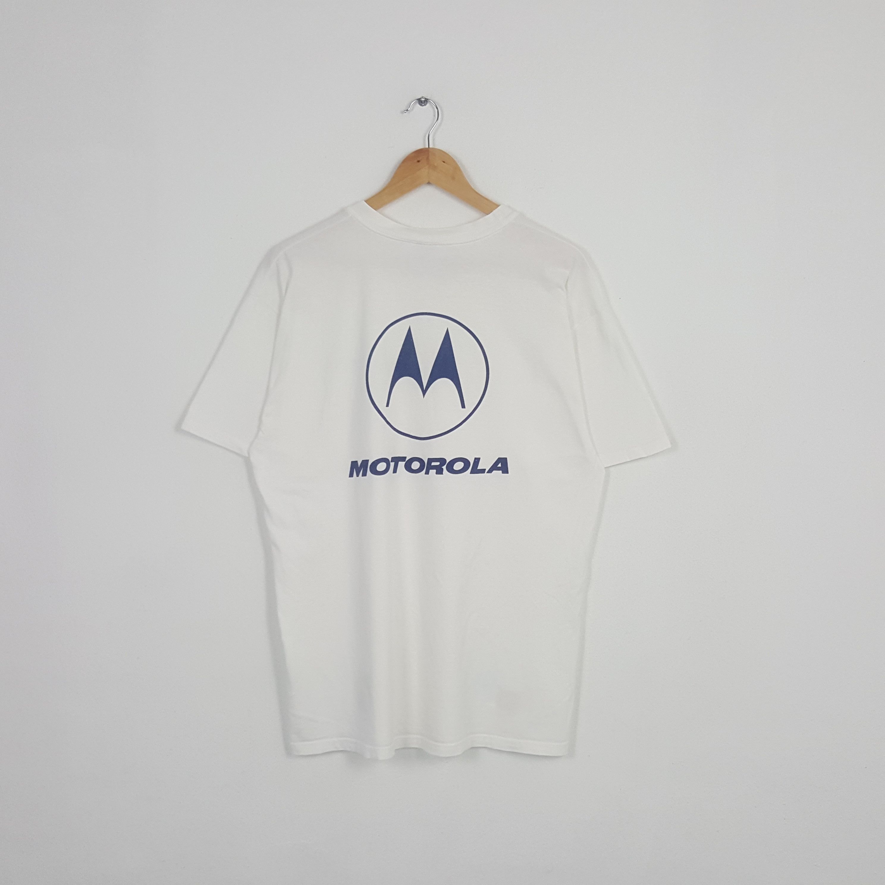 Motorola × Vintage Vintage Motorola Tshirt Size US L / EU 52-54 / 3 - 1 Thumbnail
