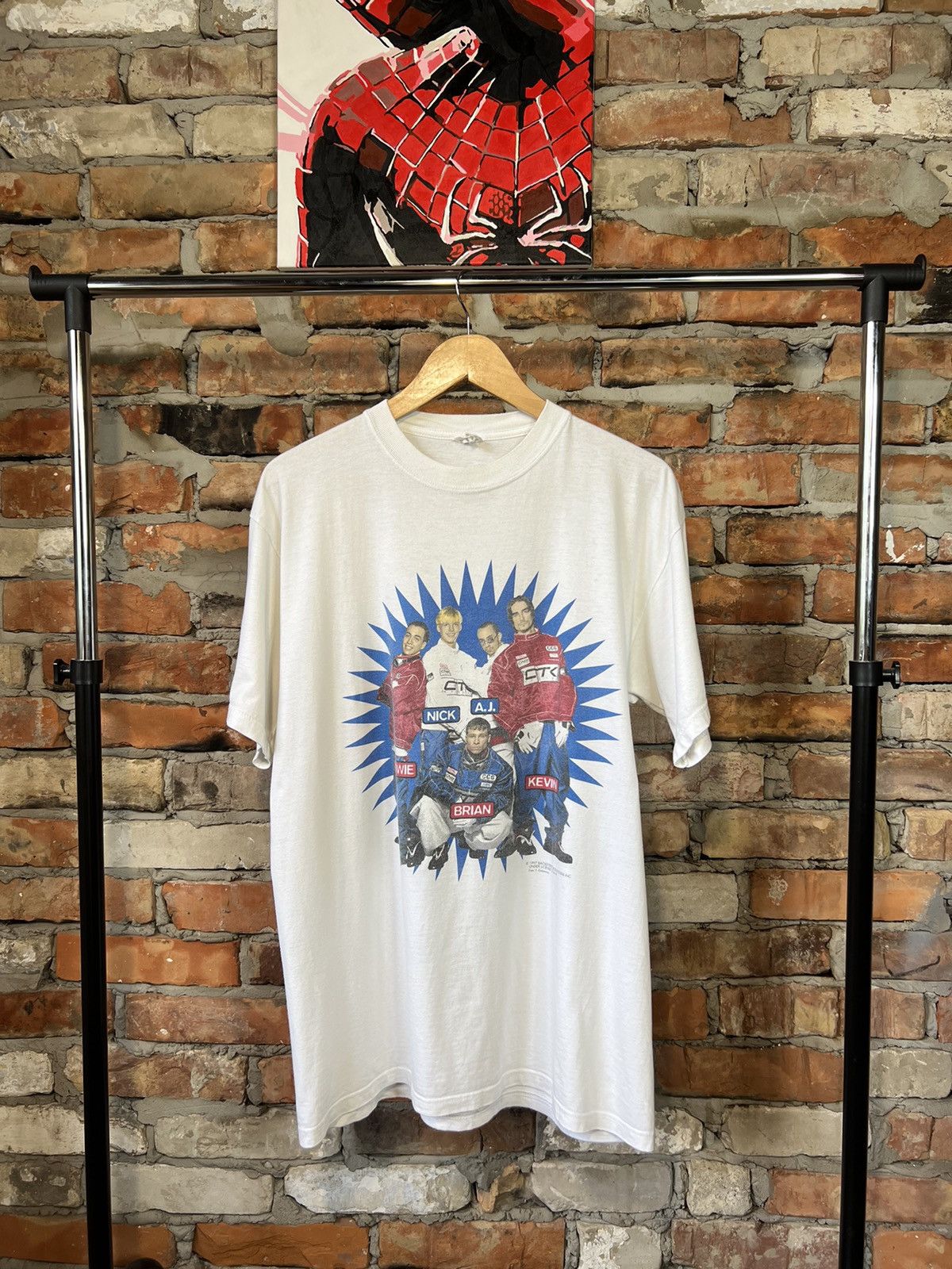 Band Tees × Vintage Vintage Backstreet boys t-shirt 1997 like boyzone 90s Size US L / EU 52-54 / 3 - 1 Thumbnail