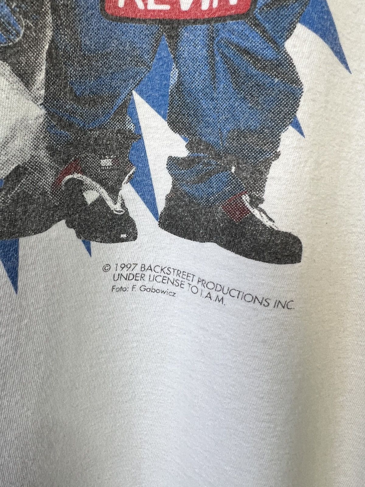Band Tees × Vintage Vintage Backstreet boys t-shirt 1997 like boyzone 90s Size US L / EU 52-54 / 3 - 3 Thumbnail