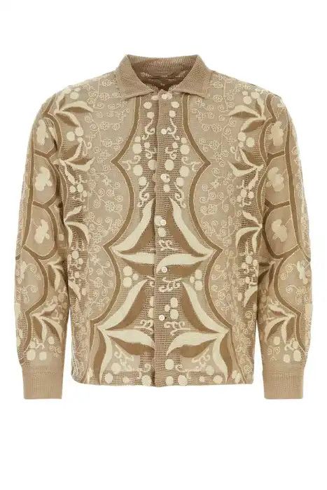image of Bode O1S22I1N0523 Shirts In Beige, Men's (Size Small)